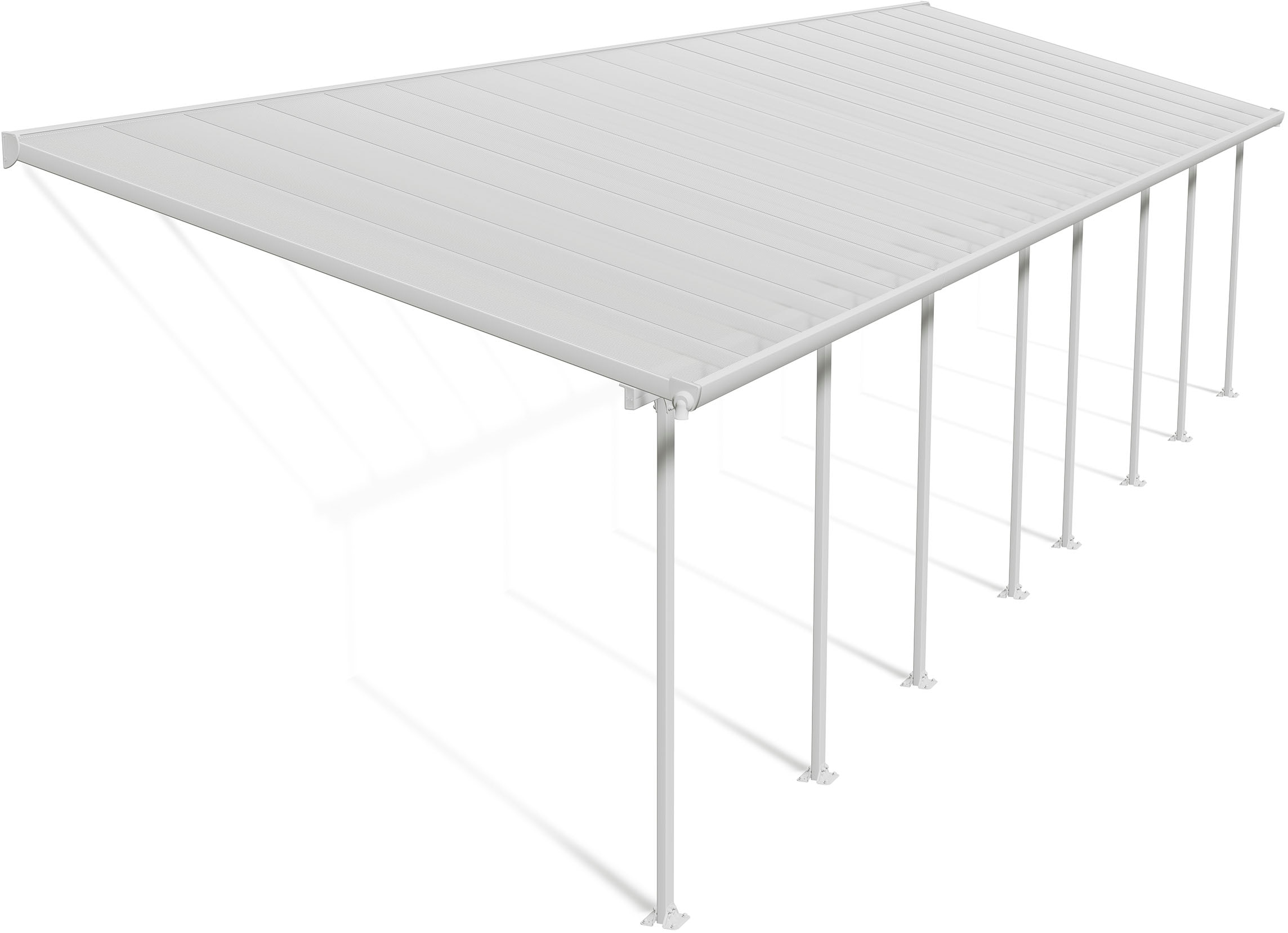 Palram - Canopia Terrassendach »Feria Alu Terrassenüberdachung«, einfache DIY Montage