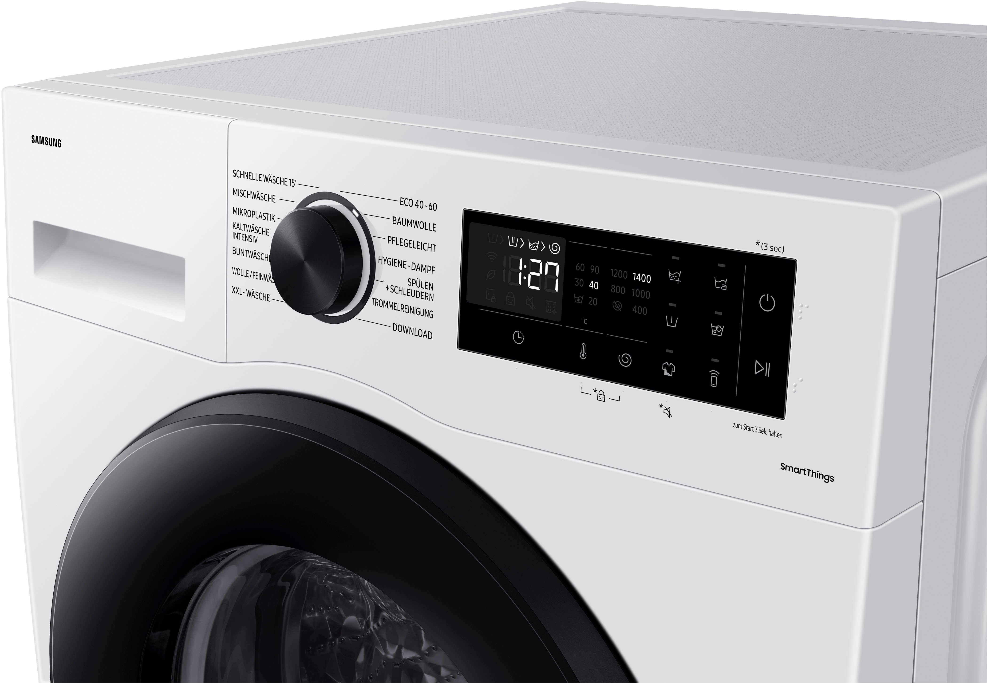 Thumbnail - Samsung Waschmaschine WW5000C "WW8ECGC04AAE", 8 kg, 1400 U/min