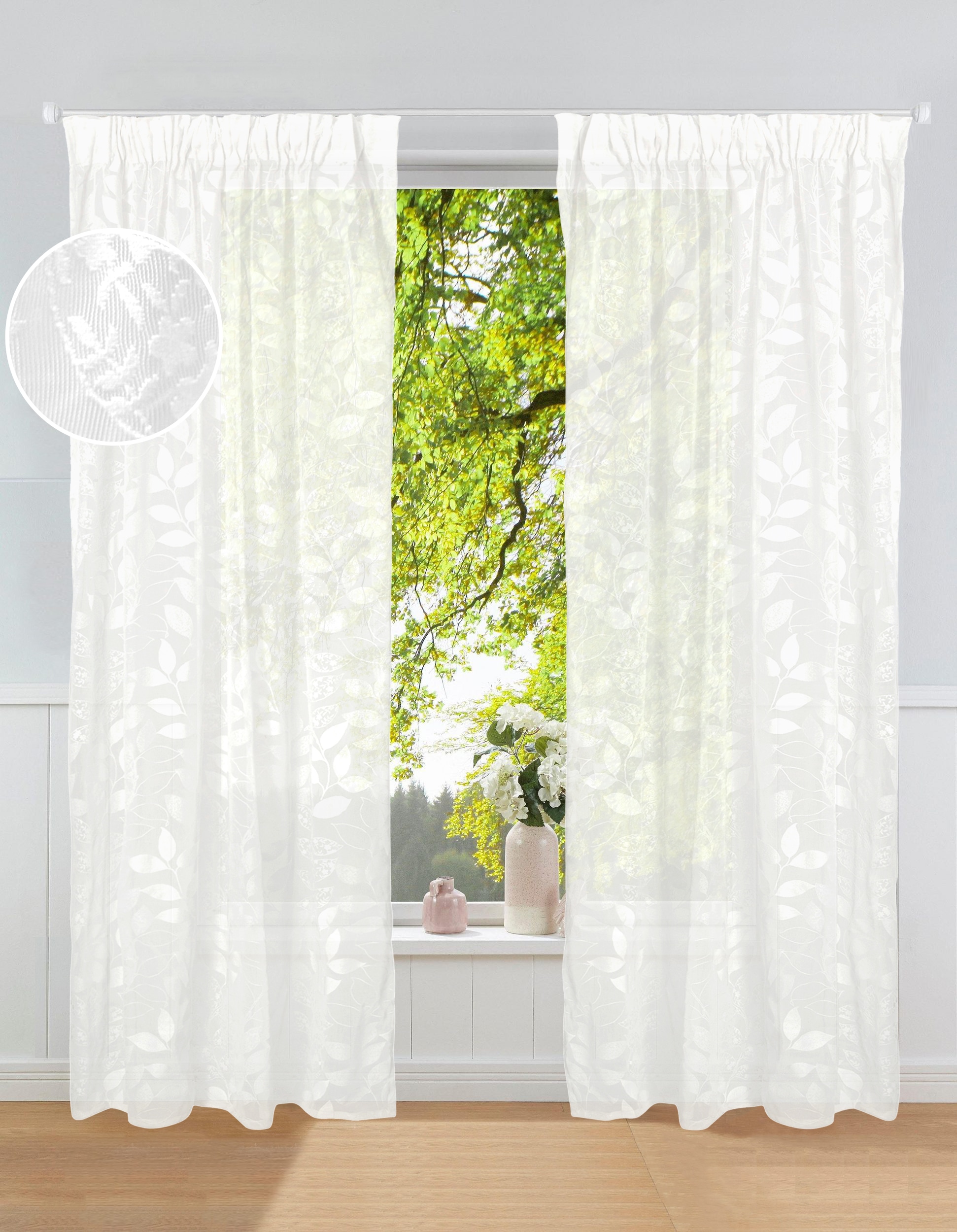 OTTO home Gardine "Inés" Multifunktionsband 1 Stk. tlg. günstig online kaufen