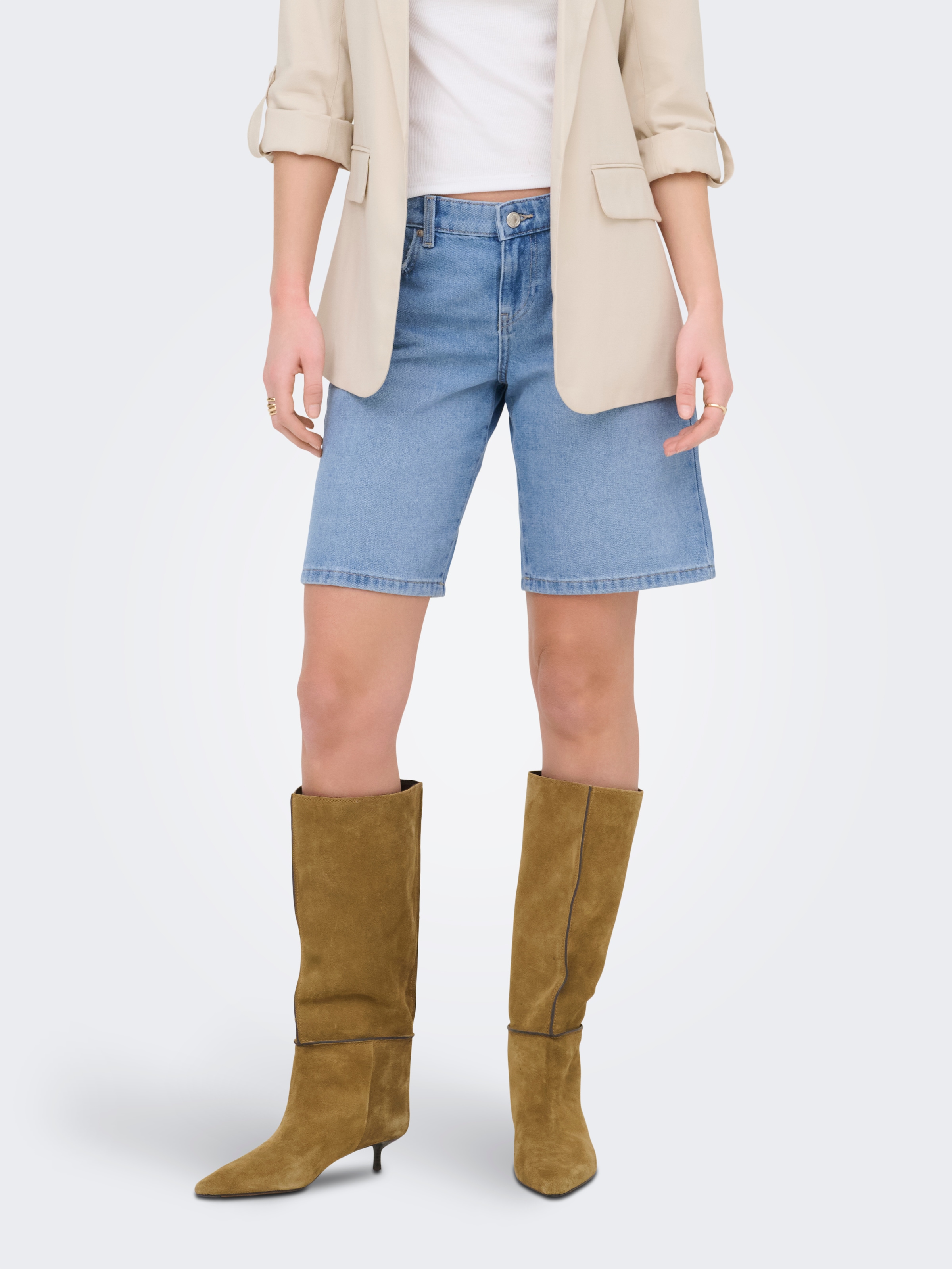 ONLY Jeansbermudas "ONLRHONA LW SHORTS DNM" günstig online kaufen