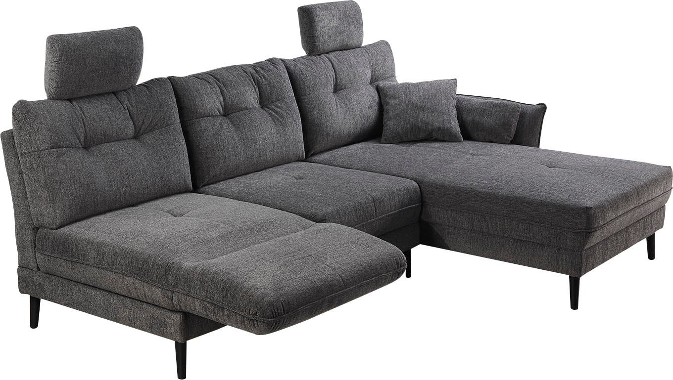 Jockenhöfer Gruppe Ecksofa mit | BAUR Rückenelemente »Vario-Top«, Drehsitztechnik, und Armlehne verstellbarer