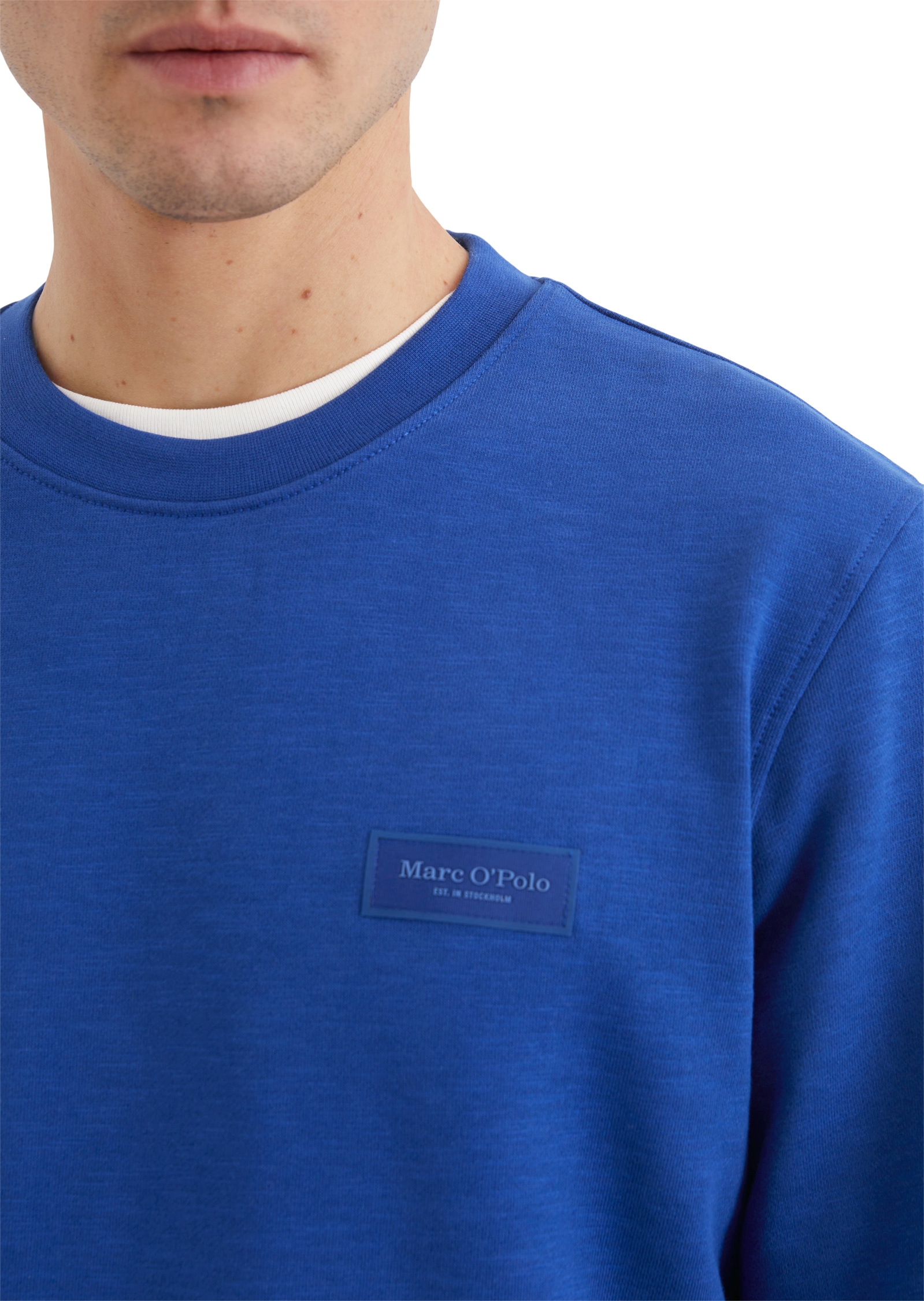 Marc O'Polo Sweatshirt, mit leicht unregelmäßiger Slub-Sweat-Struktur