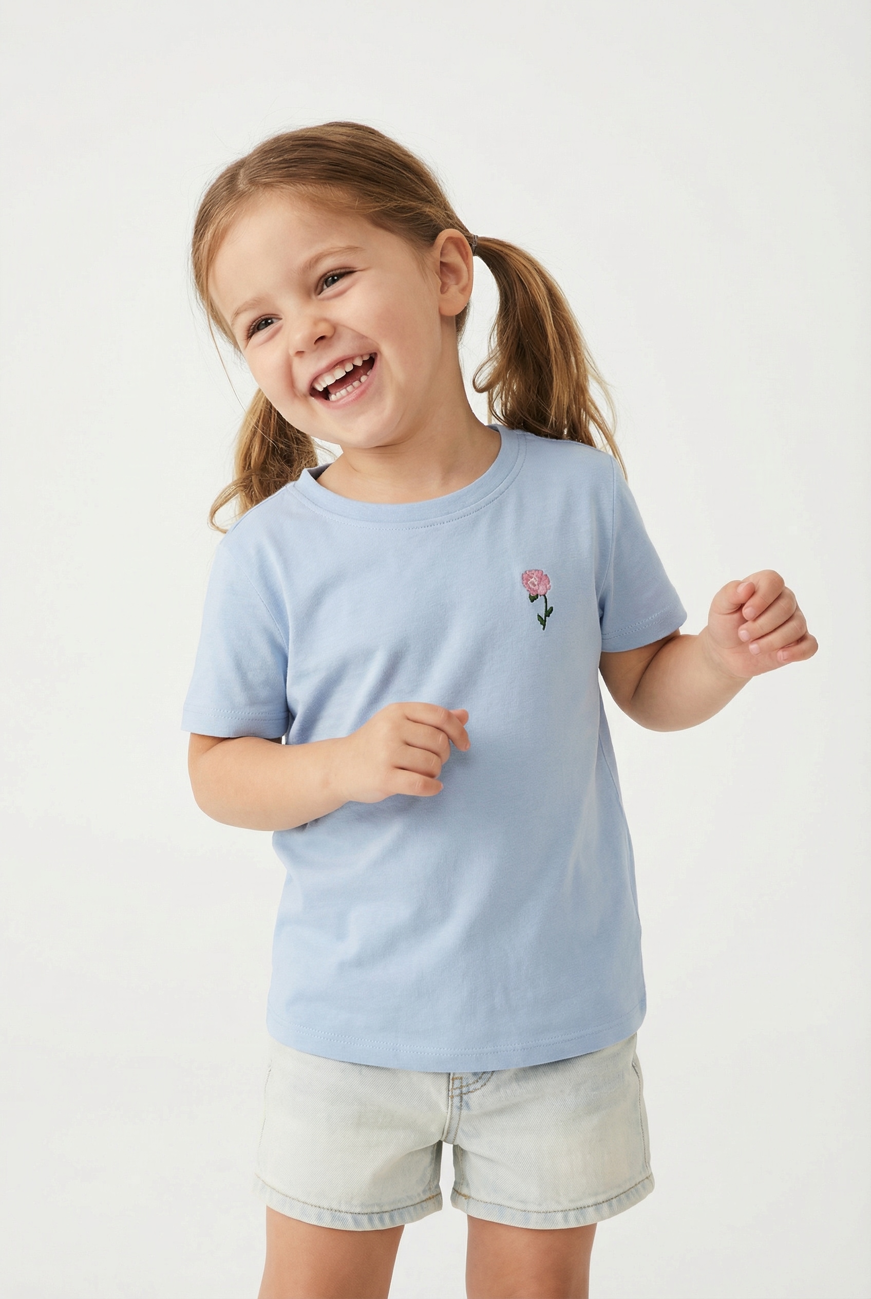 KIDS ONLY T-Shirt "KMGVEGA LIFE SS REG EMB TEE BOX JRS NOOS"