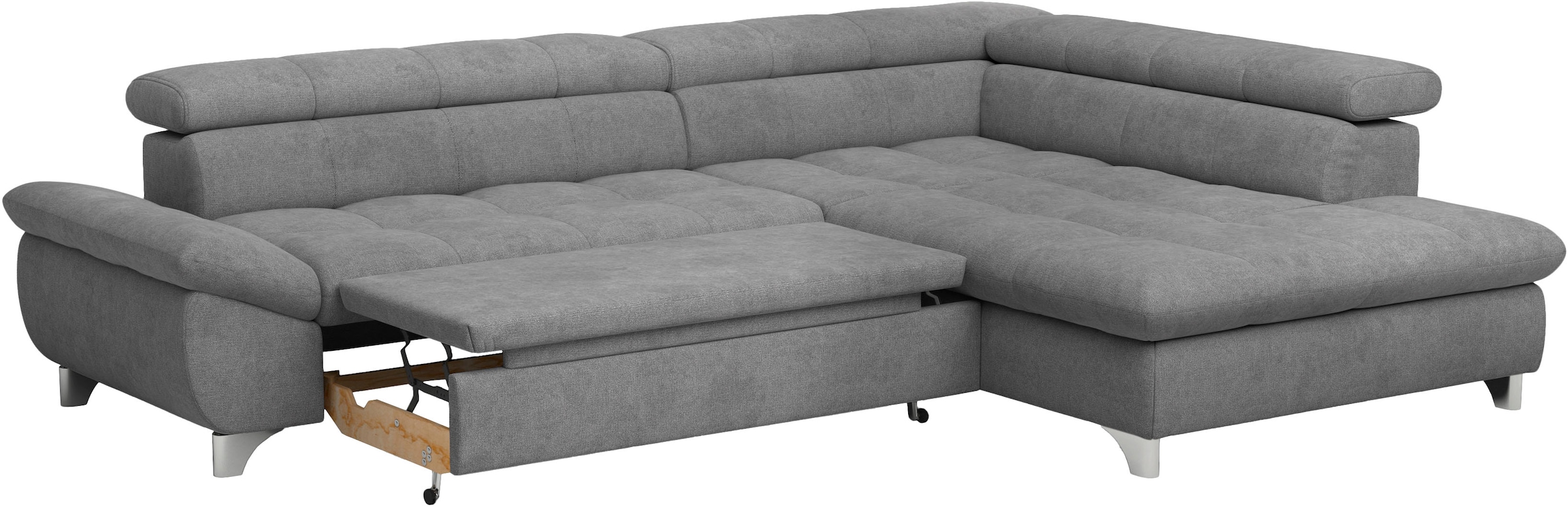 COTTA Ecksofa »Gemini L-Form«, mit Kopfteilverstellung, wahlweise mit Bettfunktion