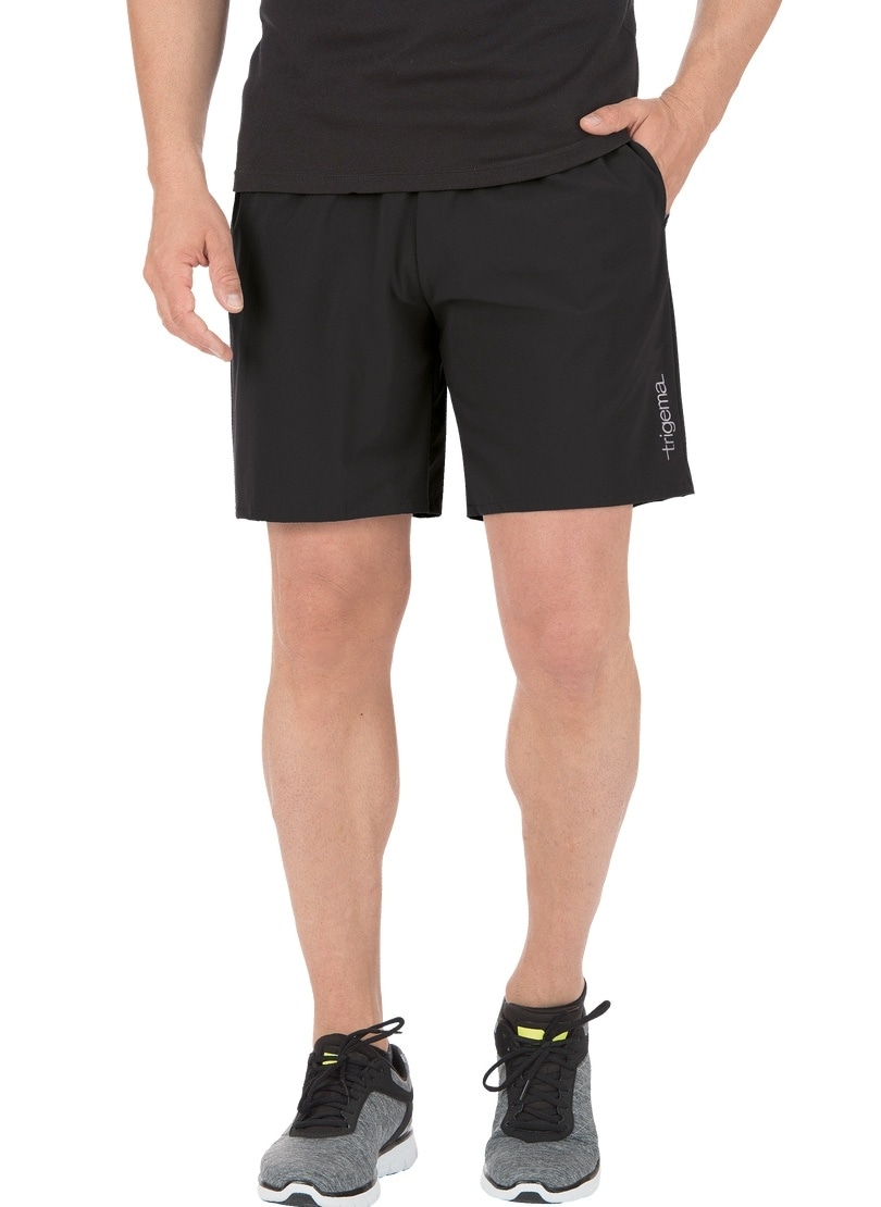 Trigema Jerseyhose "TRIGEMA Sport-Shorts mit Innenslip aus Netz"