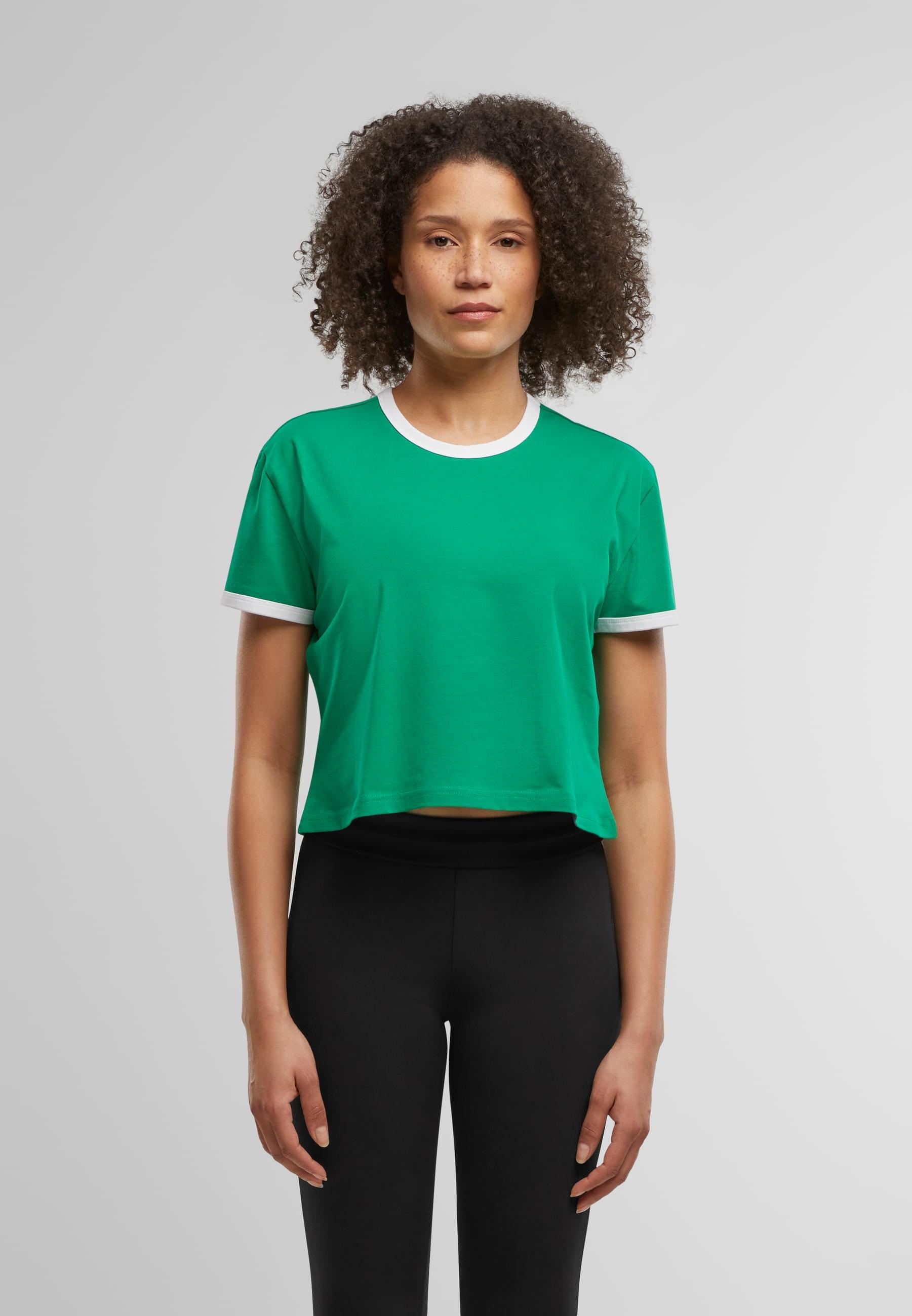URBAN CLASSICS T-Shirt »Urban Classics Ladies Contrast Retro T-Shirt«, (1 tlg.)