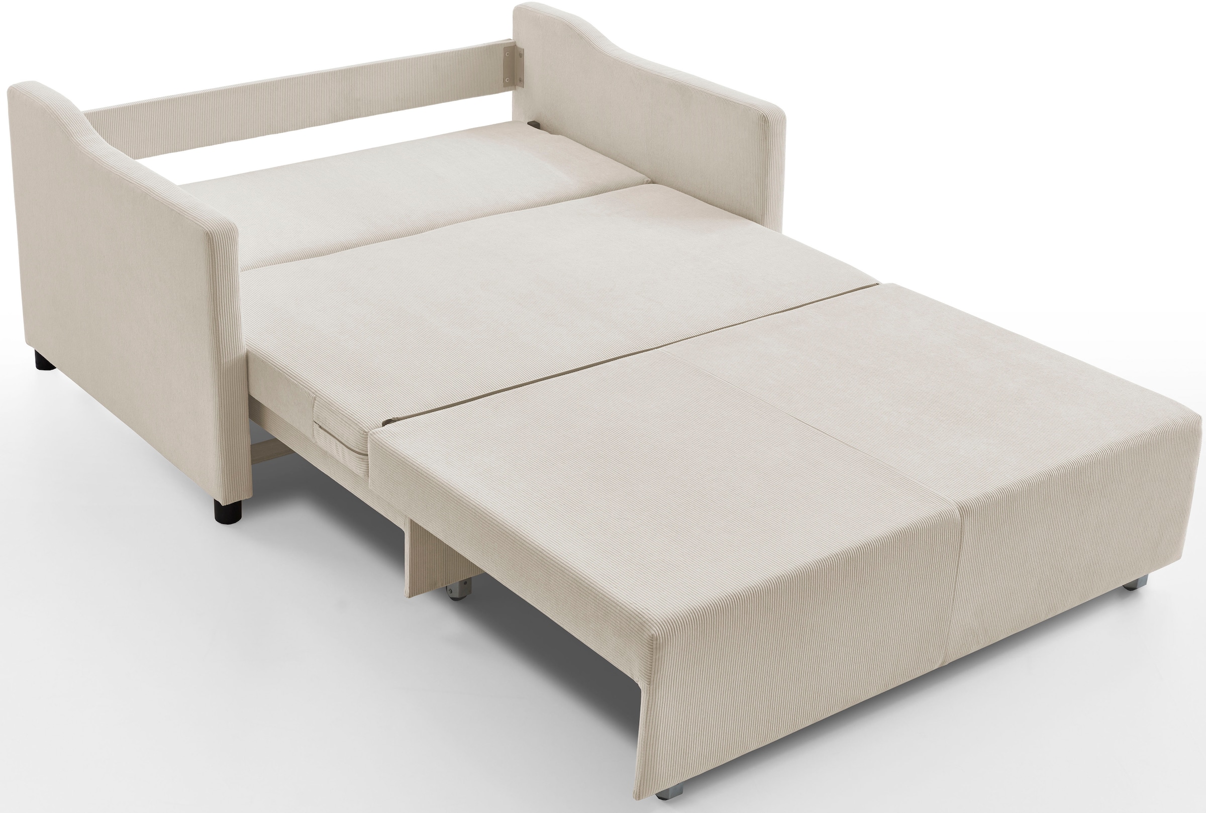 ATLANTIC home collection Schlafsofa »Anella«, mit Cord-Bezug, mit Schlaffunktion, frei im Raum stellbar