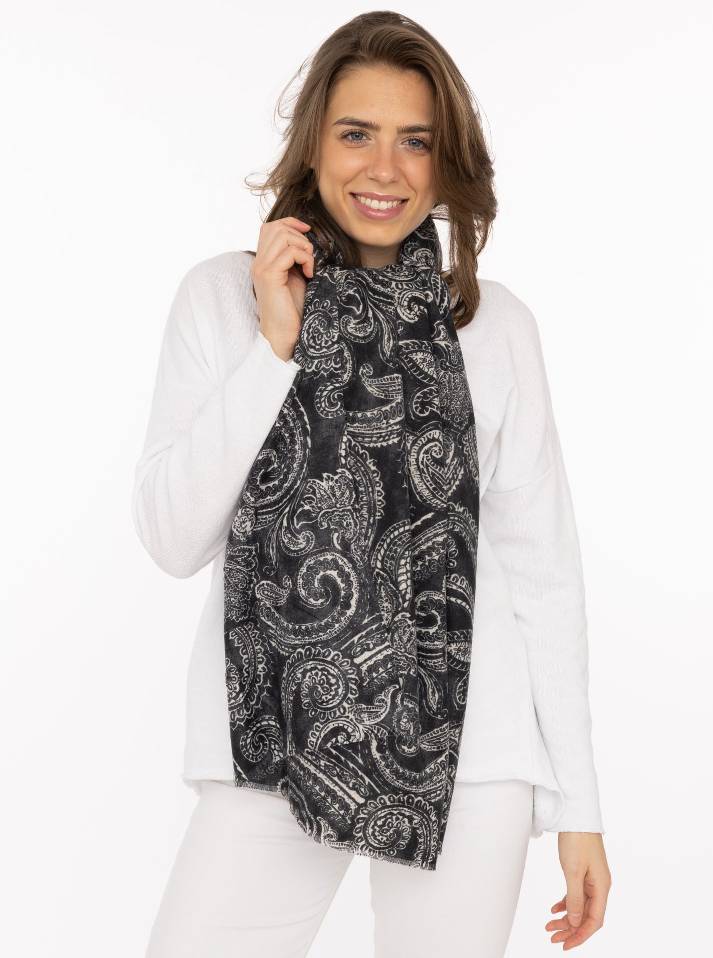 Zwillingsherz Schal »"Classic Paisley"« anschmiegsam, zeitloses Paisleymuster