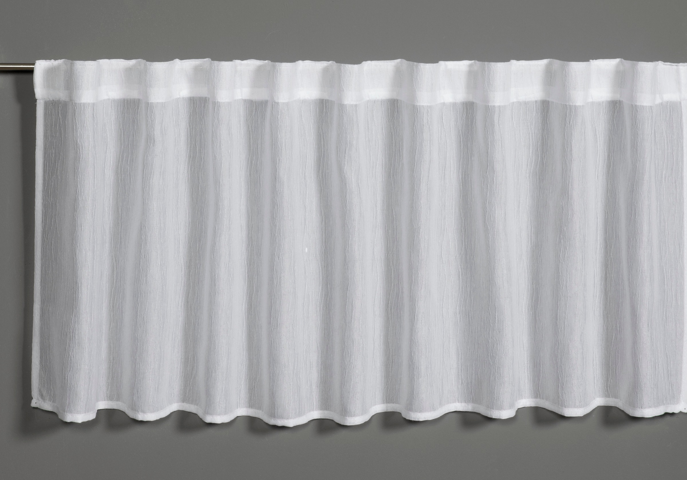 GARDINIA Gardine "Bistrogardine Jacquard-Voile" 1 Stk. tlg. transparent, Po günstig online kaufen