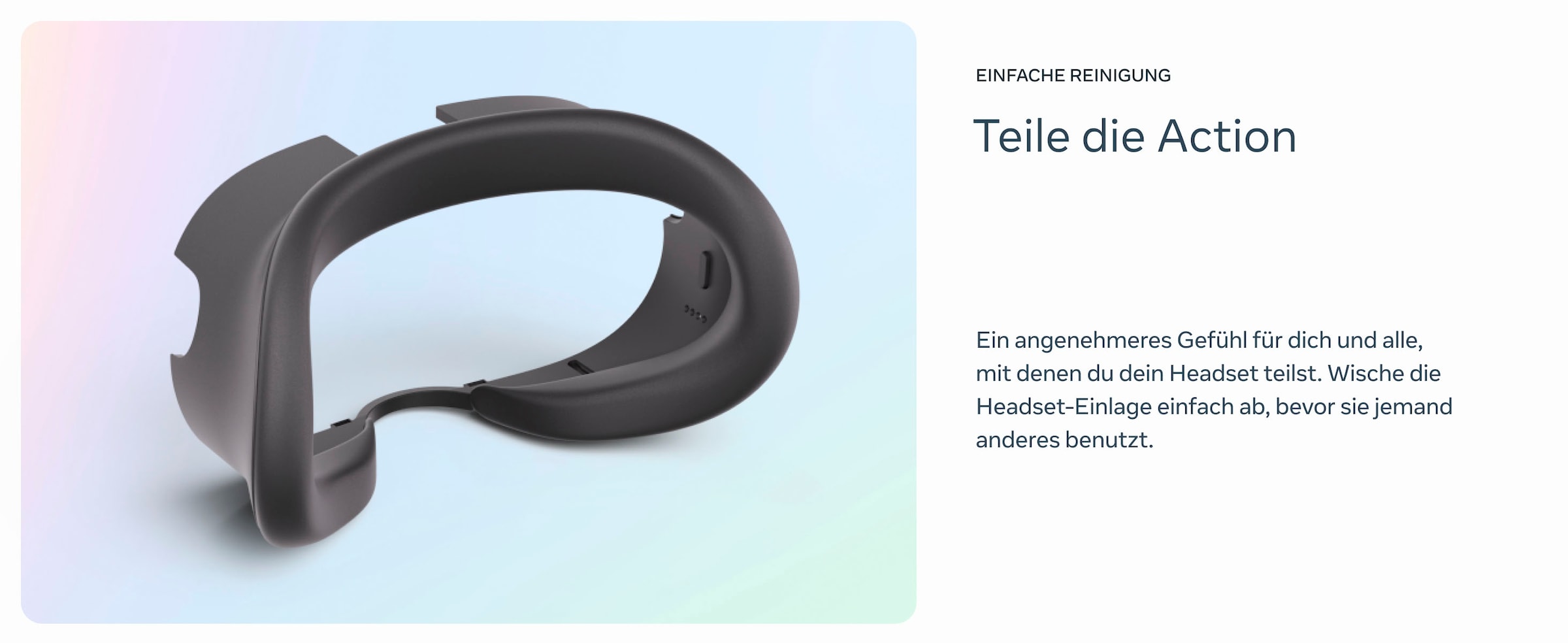 Meta Virtual-Reality-Brille »Quest 3 Silicone Facial Interface«