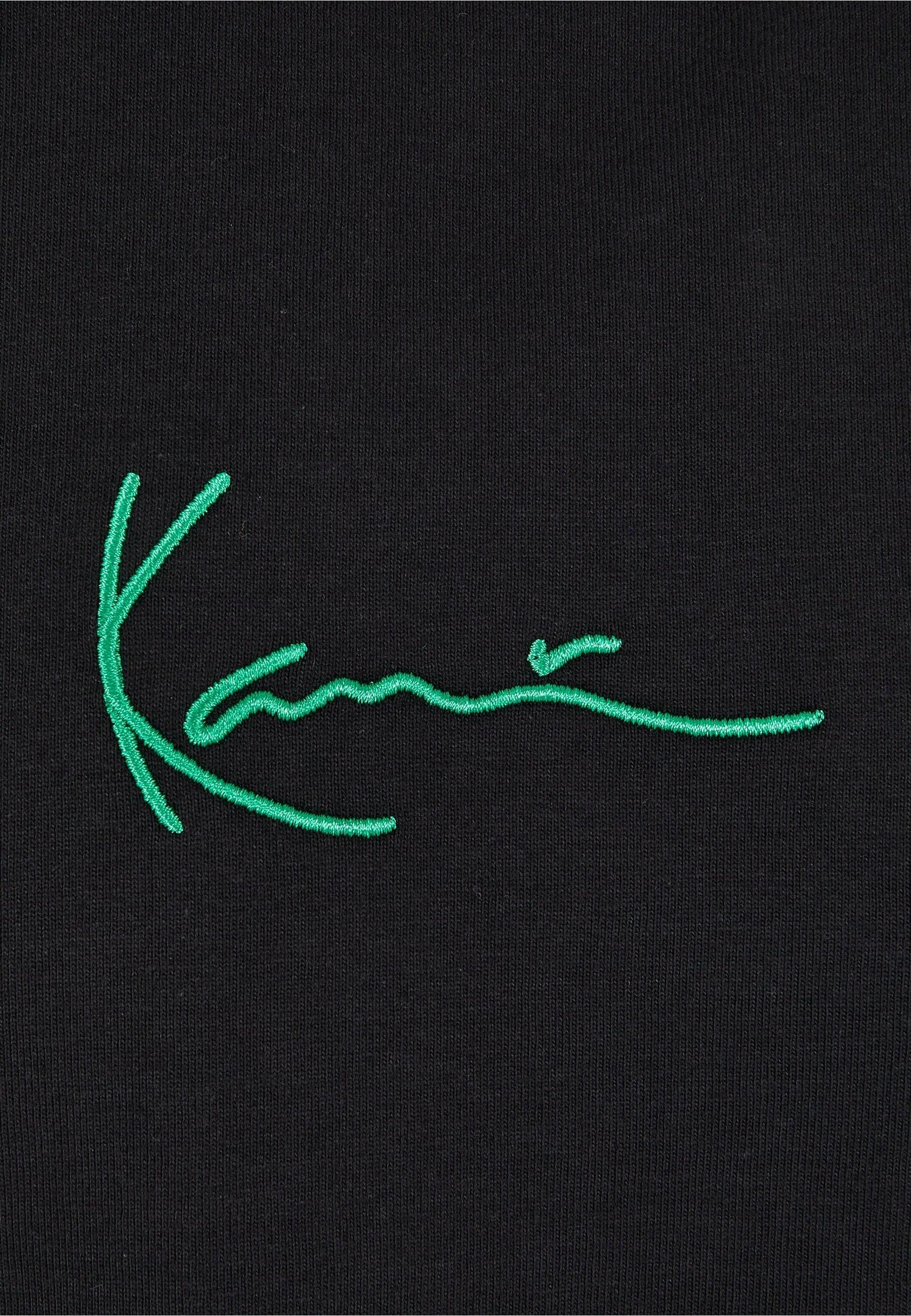 Karl Kani Kurzarmshirt »Karl Kani Herren Small Signature Green Logo Tee black«, (1 tlg.)
