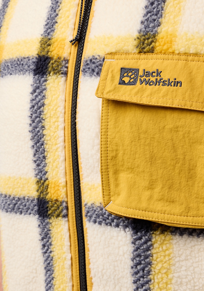 Jack Wolfskin Fleeceweste »FELSLICHT CHECK VEST M«