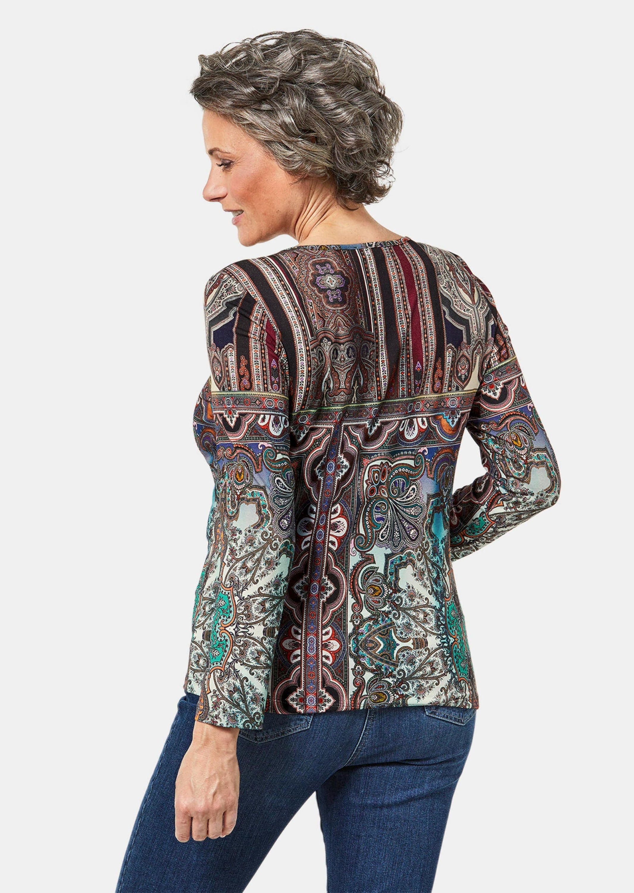 GOLDNER Print-Shirt »Shirt Kurzgröße - Attraktives Druckshirt in einzigartigem Look«