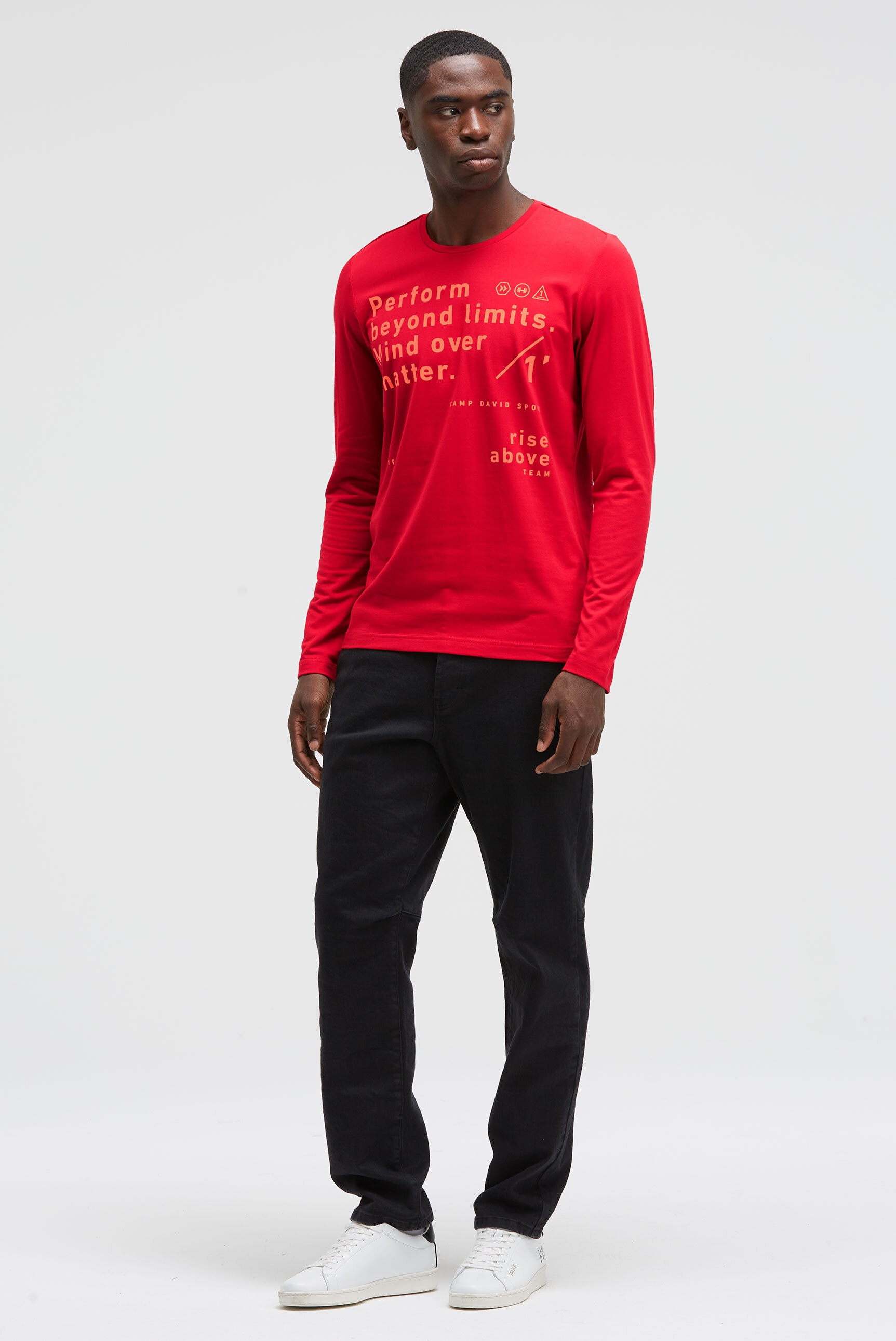 CAMP DAVID Rundhalsshirt mit Baumwolle