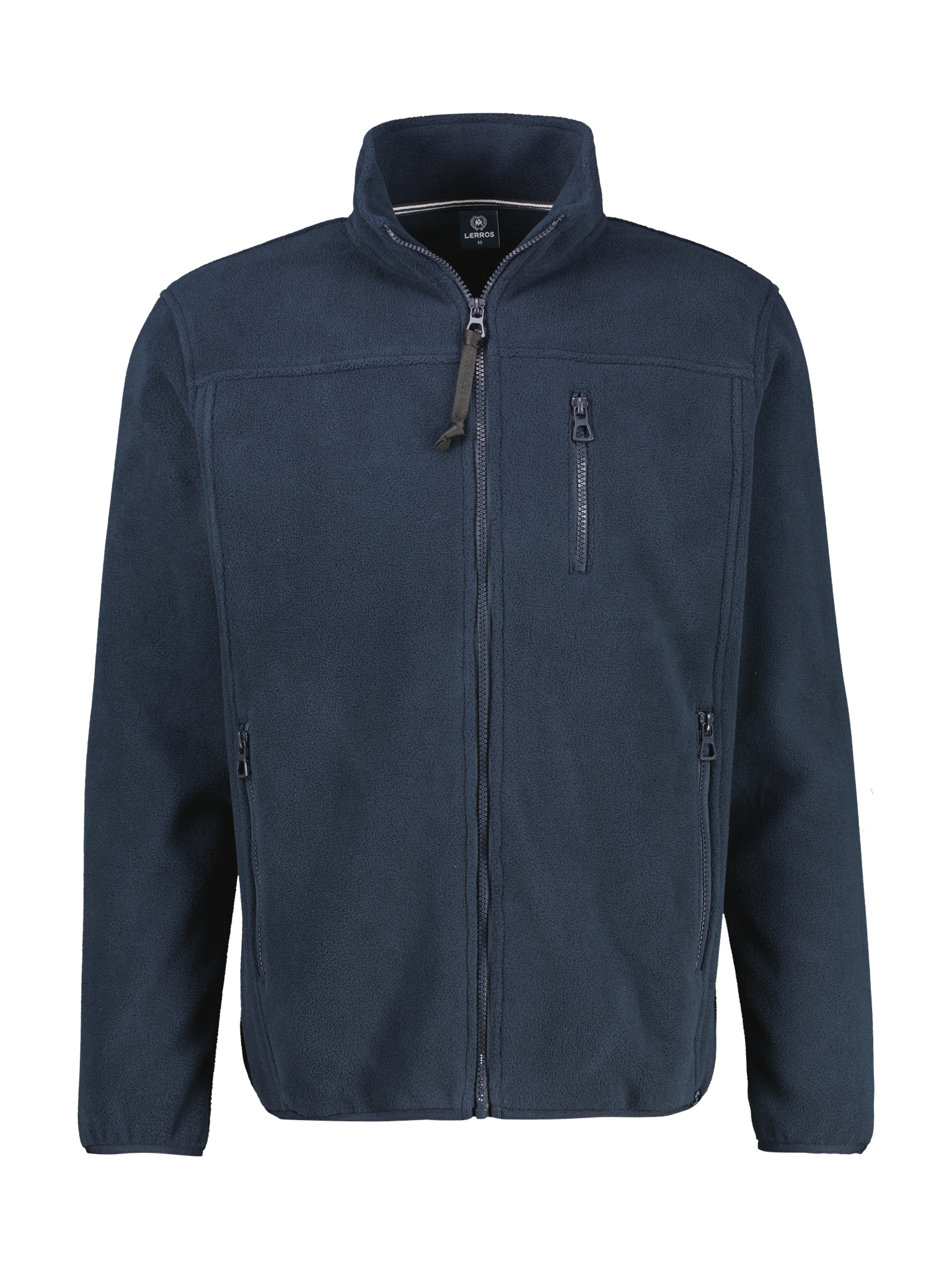 LERROS Sweatjacke, Polarfleece-Jacke mit Reißverschluss