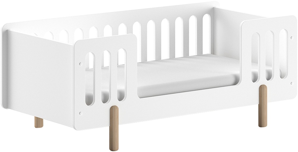 Vipack Kinderbett "Smile, Juniorbett 70/140 cm, inkl. Rolllattenrost, MDF w günstig online kaufen