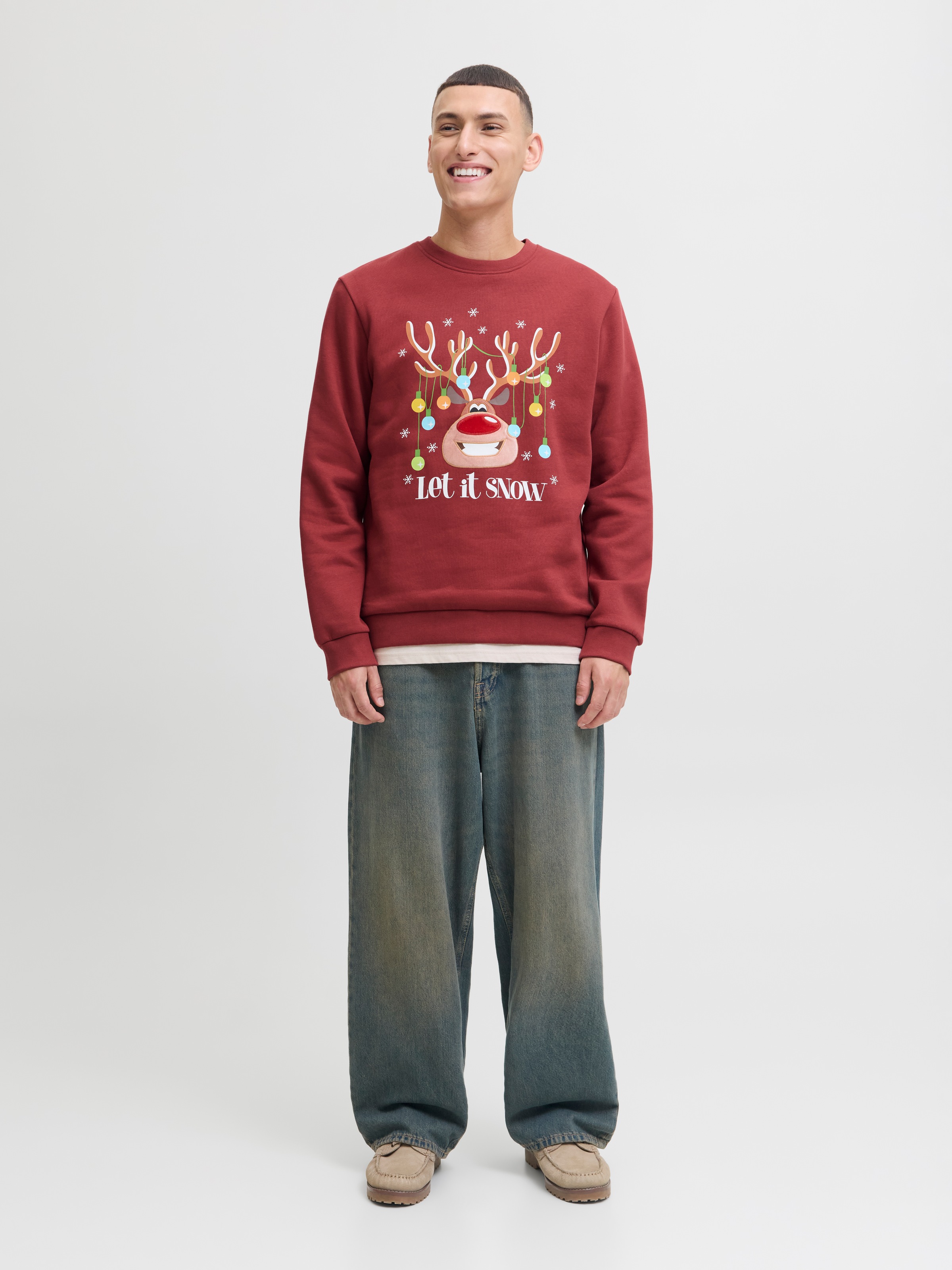 Thumbnail - Jack & Jones "JJCHRISTMAS SWEAT CREW NECK XMAS"