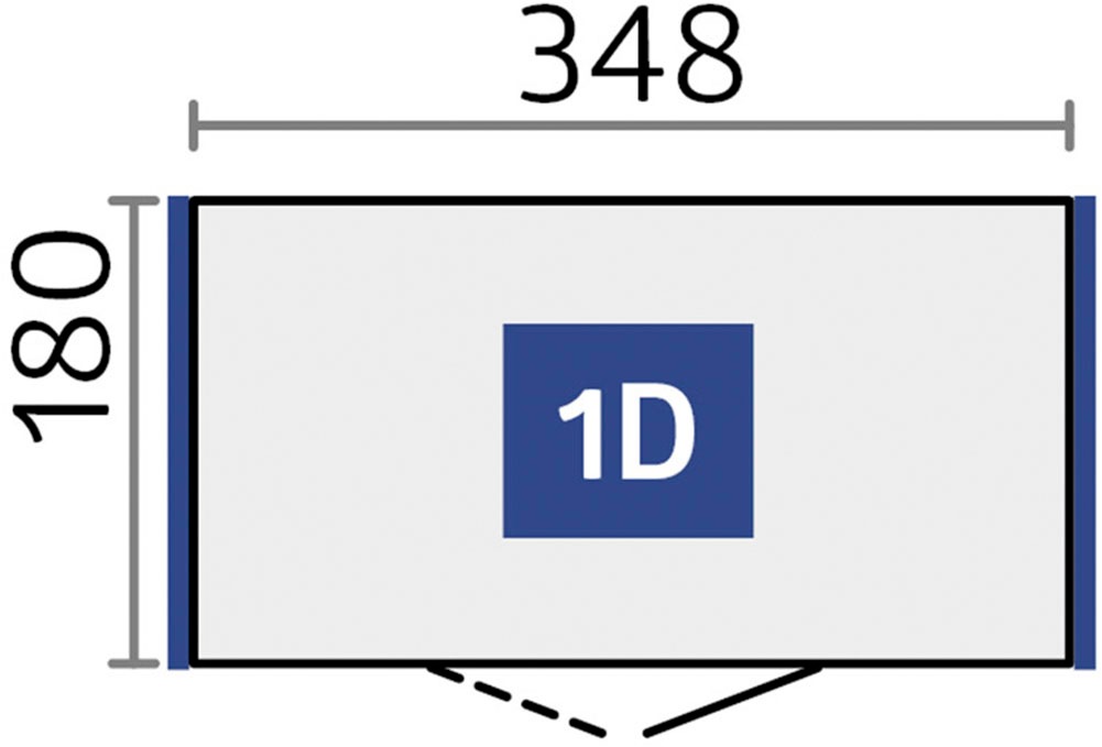 Biohort Gerätehaus »NEO Gr. 1D, verschiedene Farben« stylisches Gartenhaus mit Flachdach