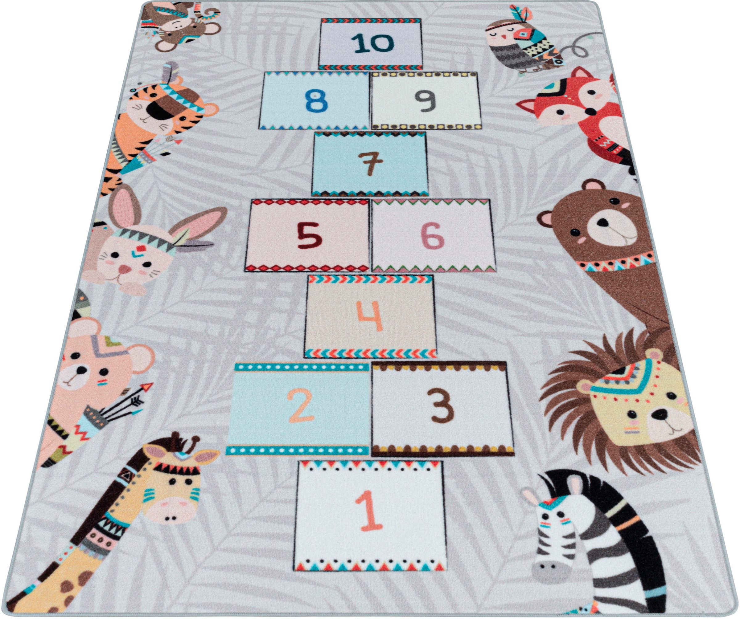 Ayyildiz Teppiche "PLAY 2903" rechteckig 6 mm Höhe robuster Kurzflor, Spiel günstig online kaufen