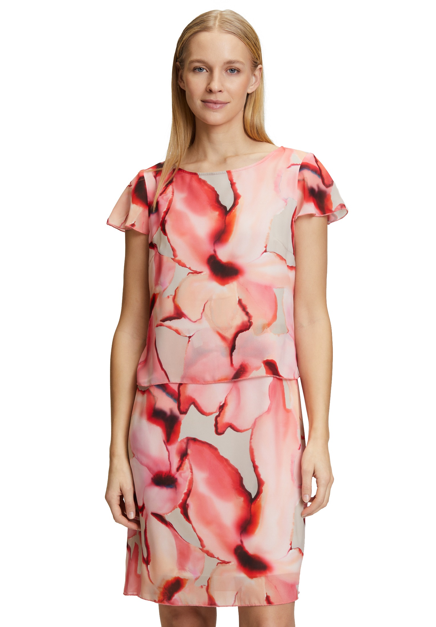 Betty Barclay Sommerkleid "Betty Barclay Damen Stufenkleid kurzarm", Druck günstig online kaufen