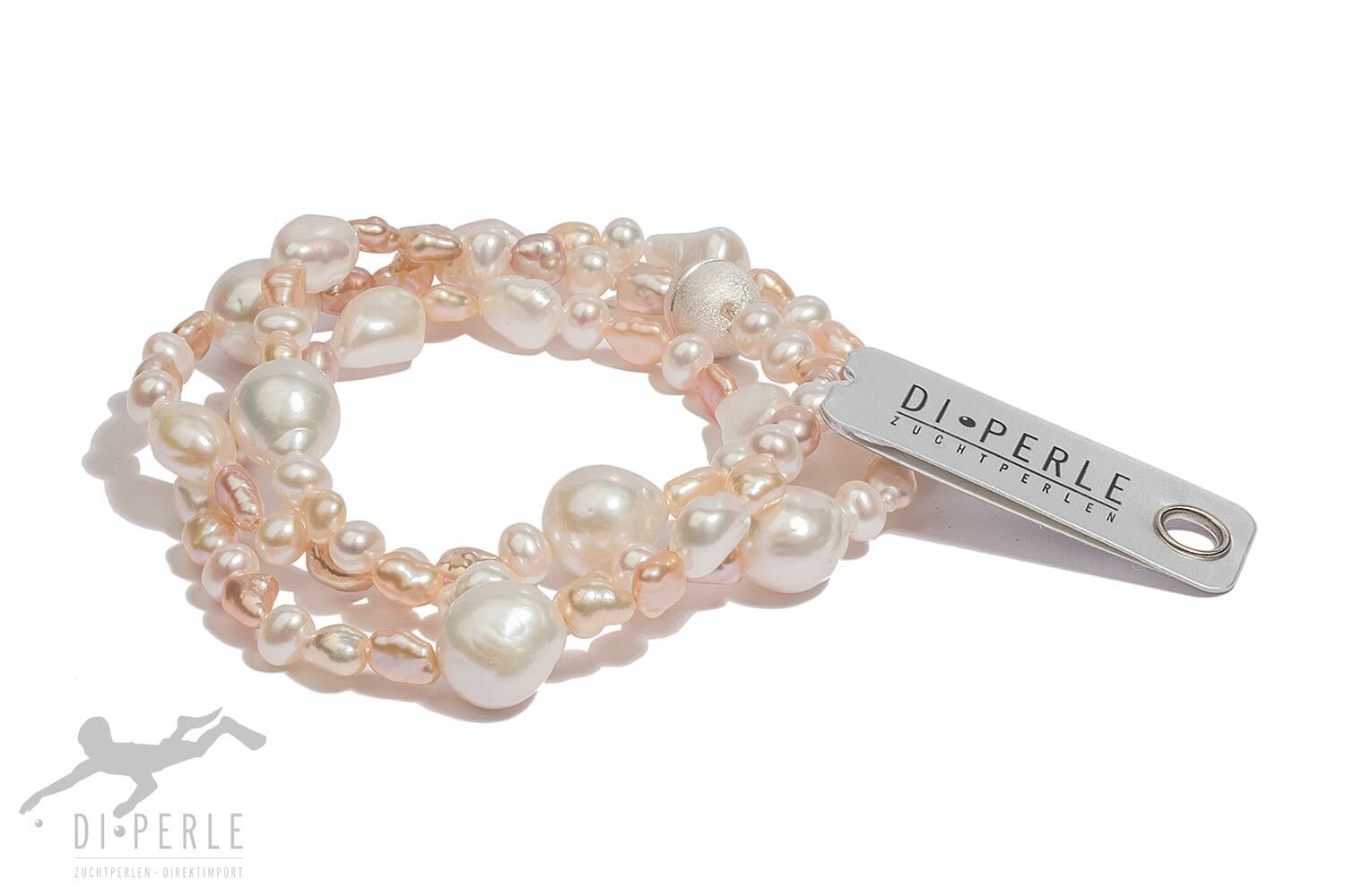 DI PERLE Apyrankė »Damen Perlenschmuck« Damen P...