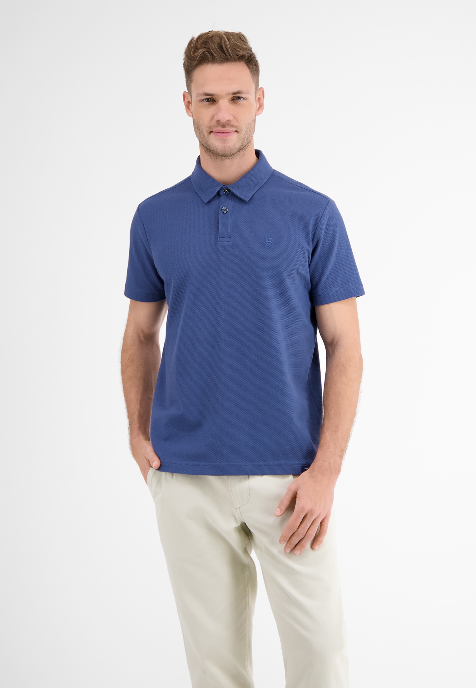 LERROS Poloshirt "LERROS Waffelpiqué-Poloshirt" günstig online kaufen