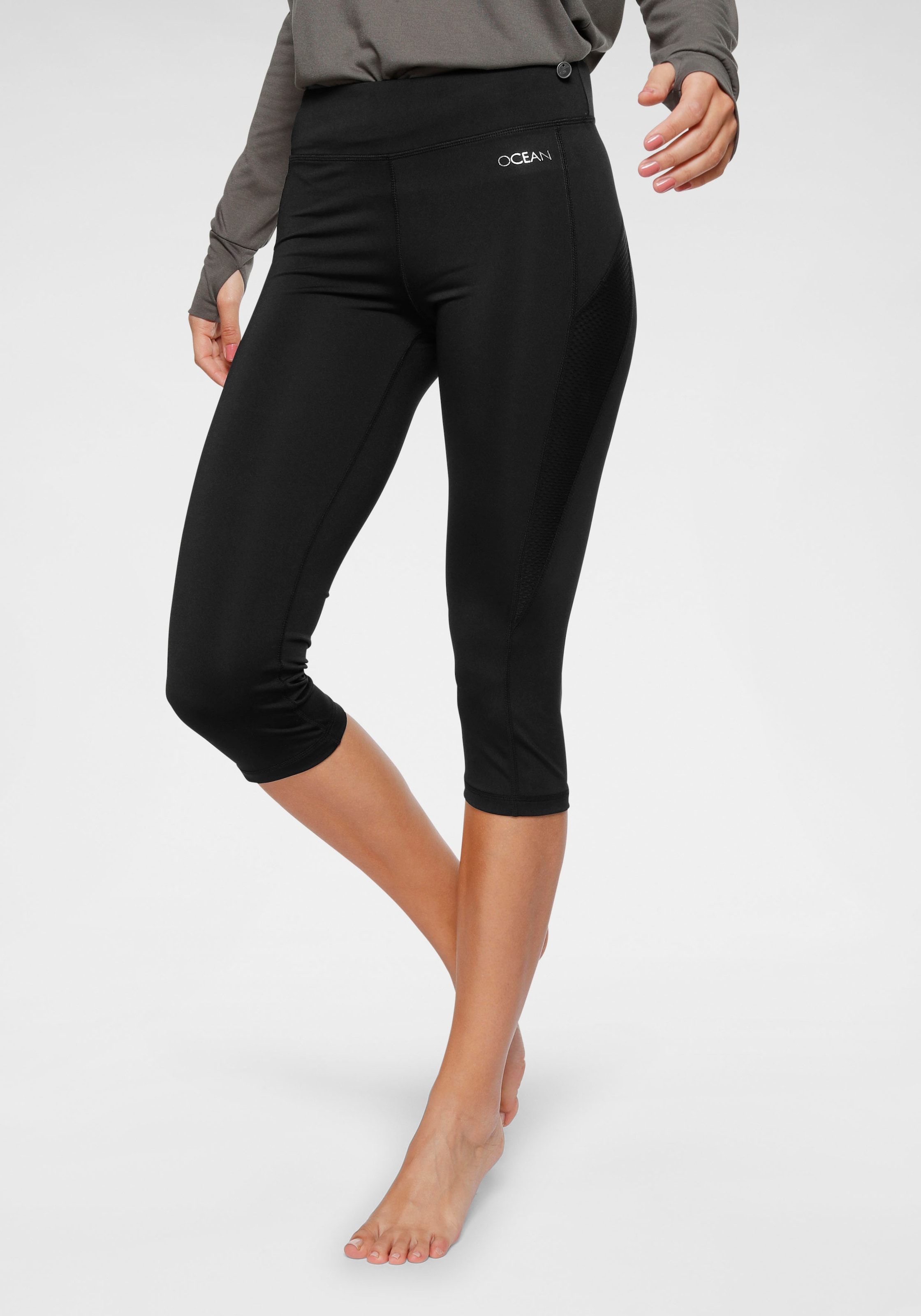 Ocean Sportswear Yogatights »3/4 Yoga-Tights«, mit Mesh-Einsätze