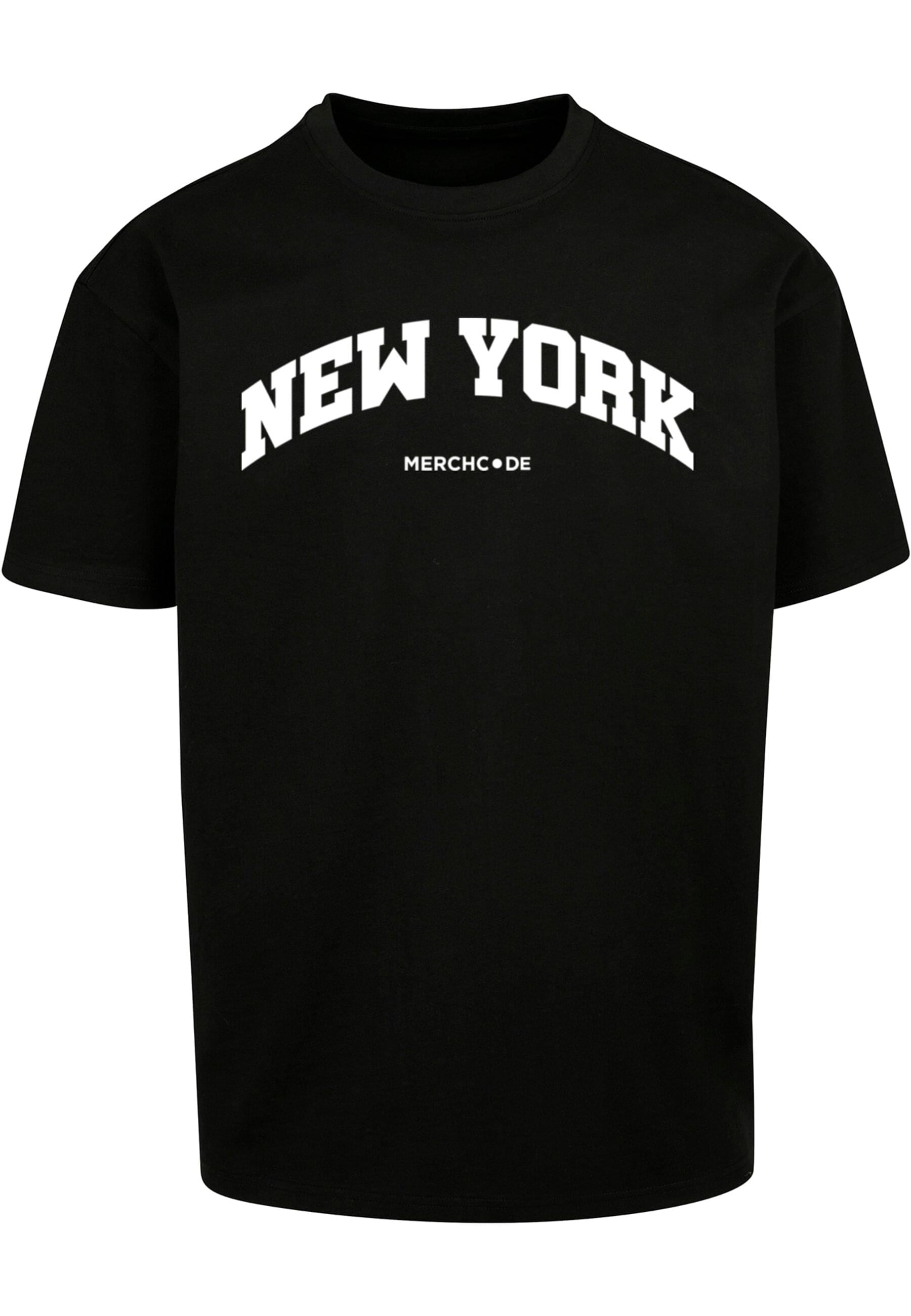 Merchcode T-Shirt "Merchcode Herren New York Wording - Heavy Oversize Tee" günstig online kaufen