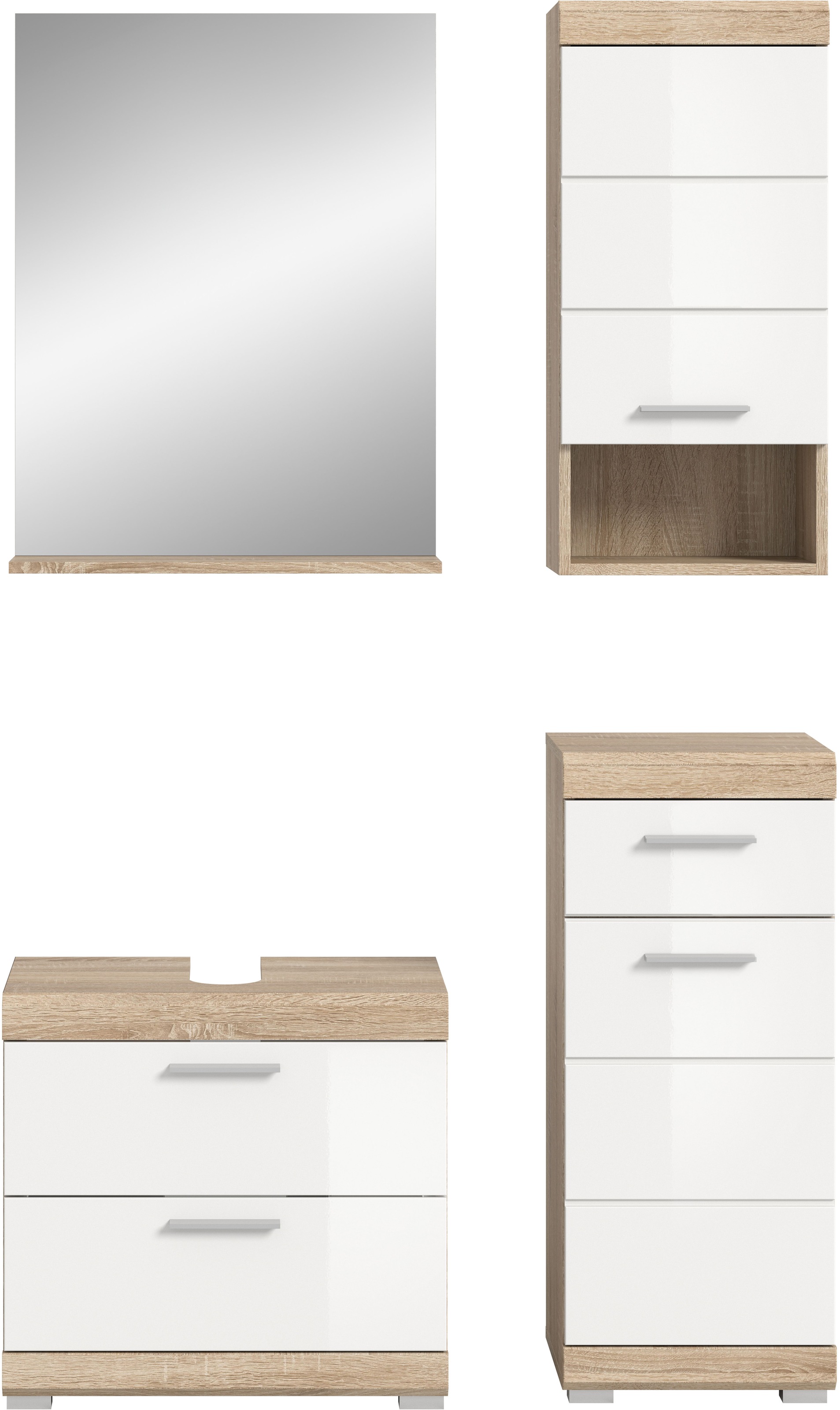 Thumbnail - INOSIGN Badmöbel-Set "Siena, 4 teilig, bestehend aus:" Set, TOPSELLER, 3 Stk. tlg.