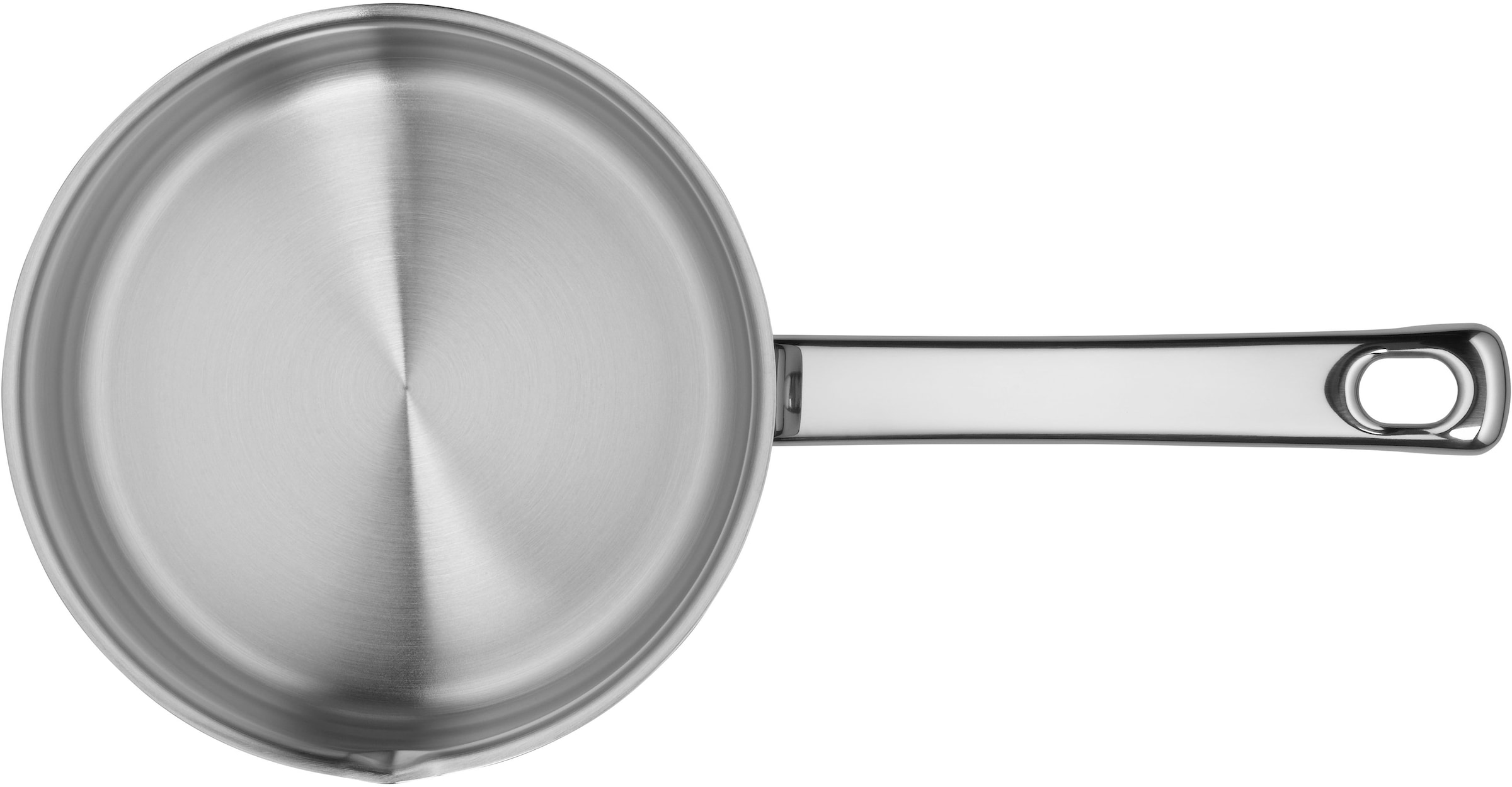WMF Kasserolle »WMF«, Cromargan® Edelstahl Rostfrei 18/10, (1 tlg.), mit Schnaupe, Schüttrand, für alle Herdarten, rostfrei, Stielgriff