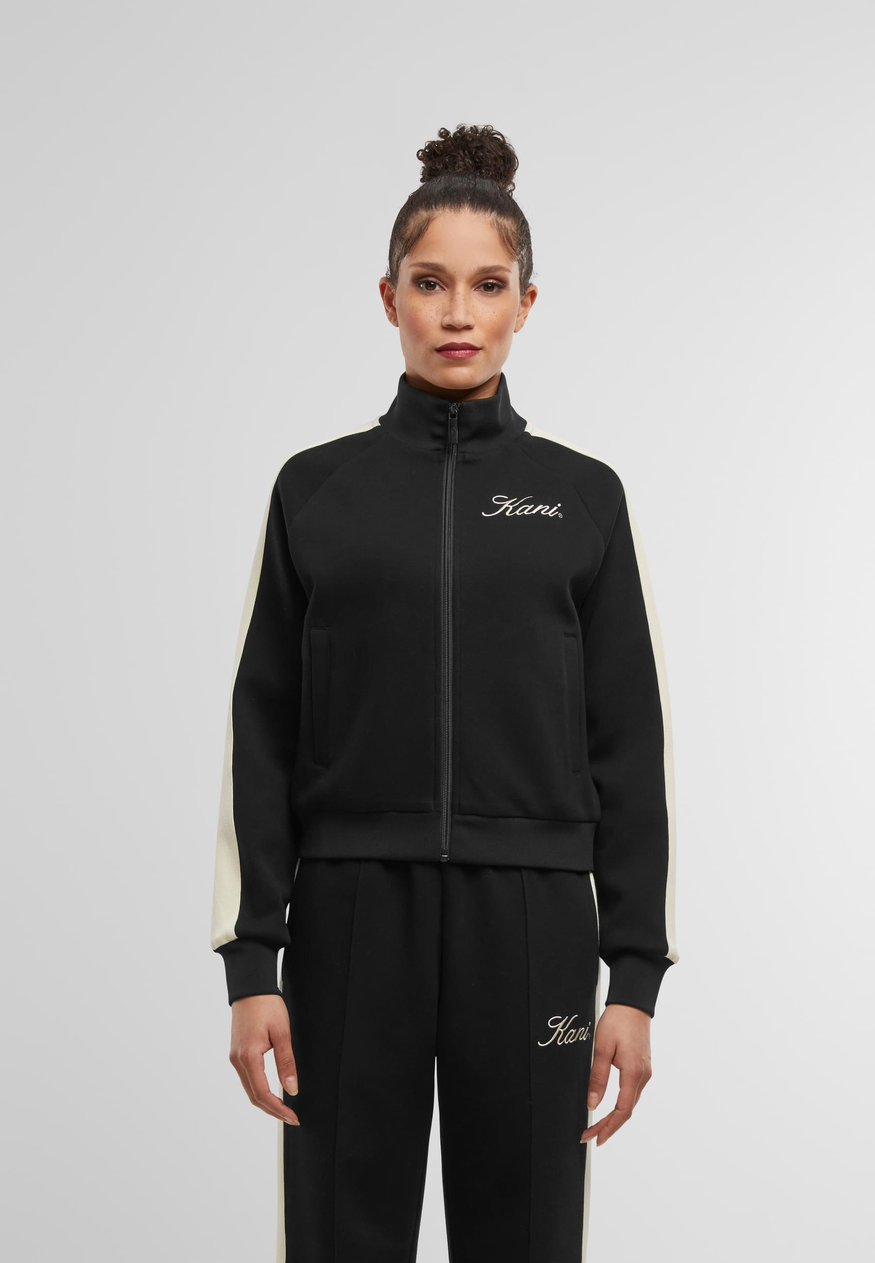 Karl Kani Trainingsjacke »Karl Kani Kani Script Sidestripe Trackjacket«, (1 St.), ohne Kapuze
