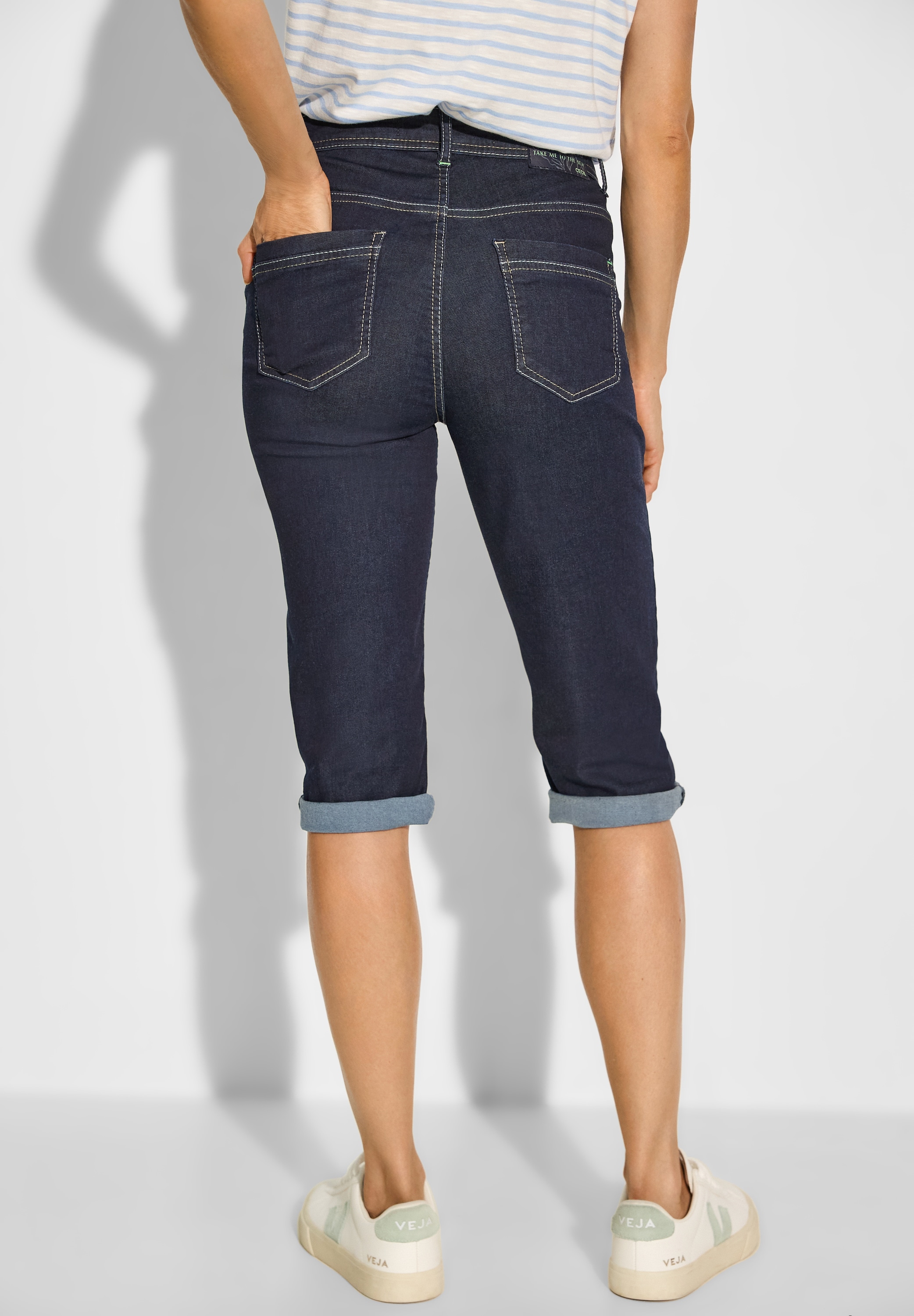 Slim-fit-Jeans, aus Baumwolle mit Stretchanteil