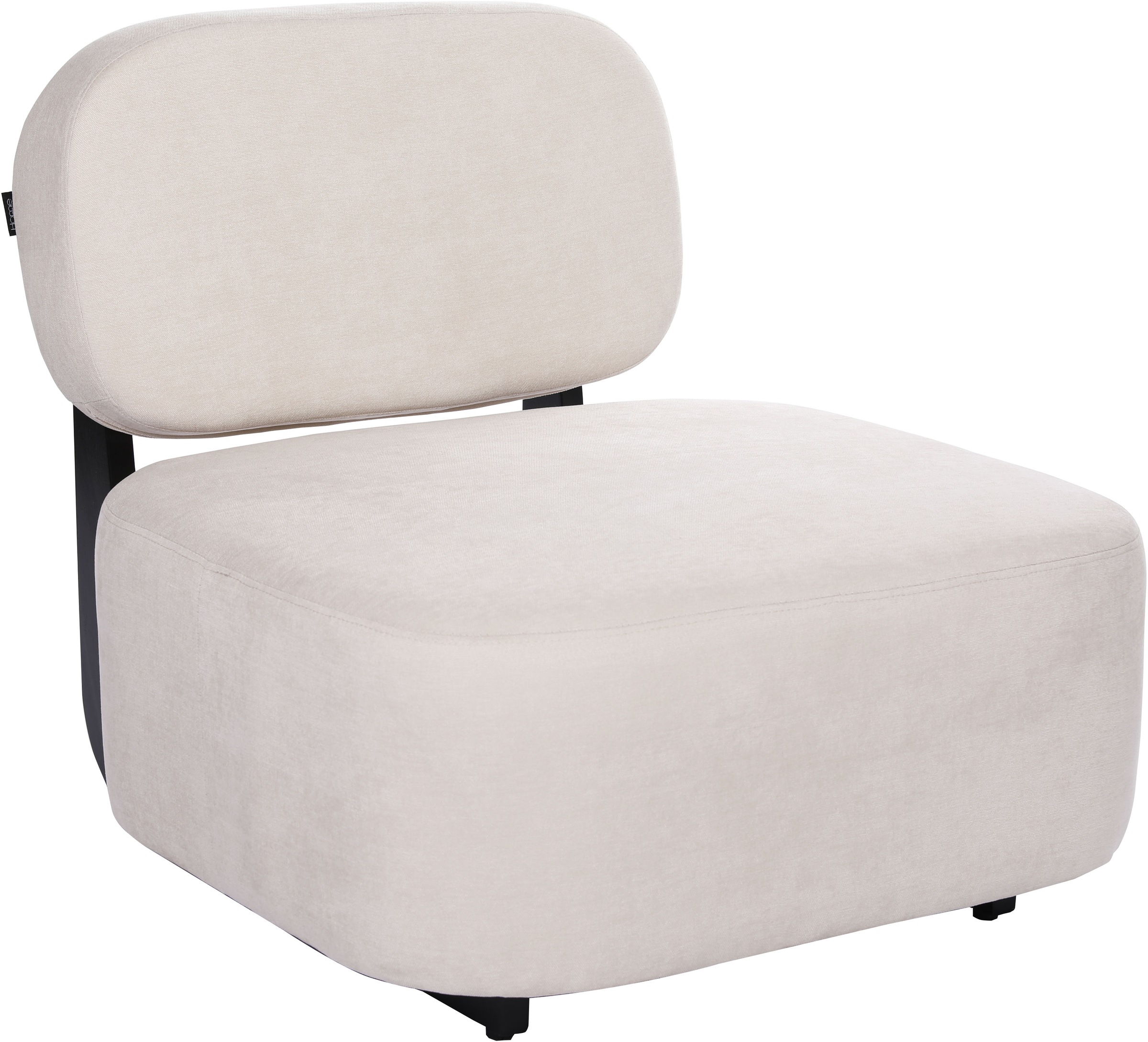 Home affaire Loungesessel "LIORAN Designsessel mit filigranem Holzgestell" günstig online kaufen