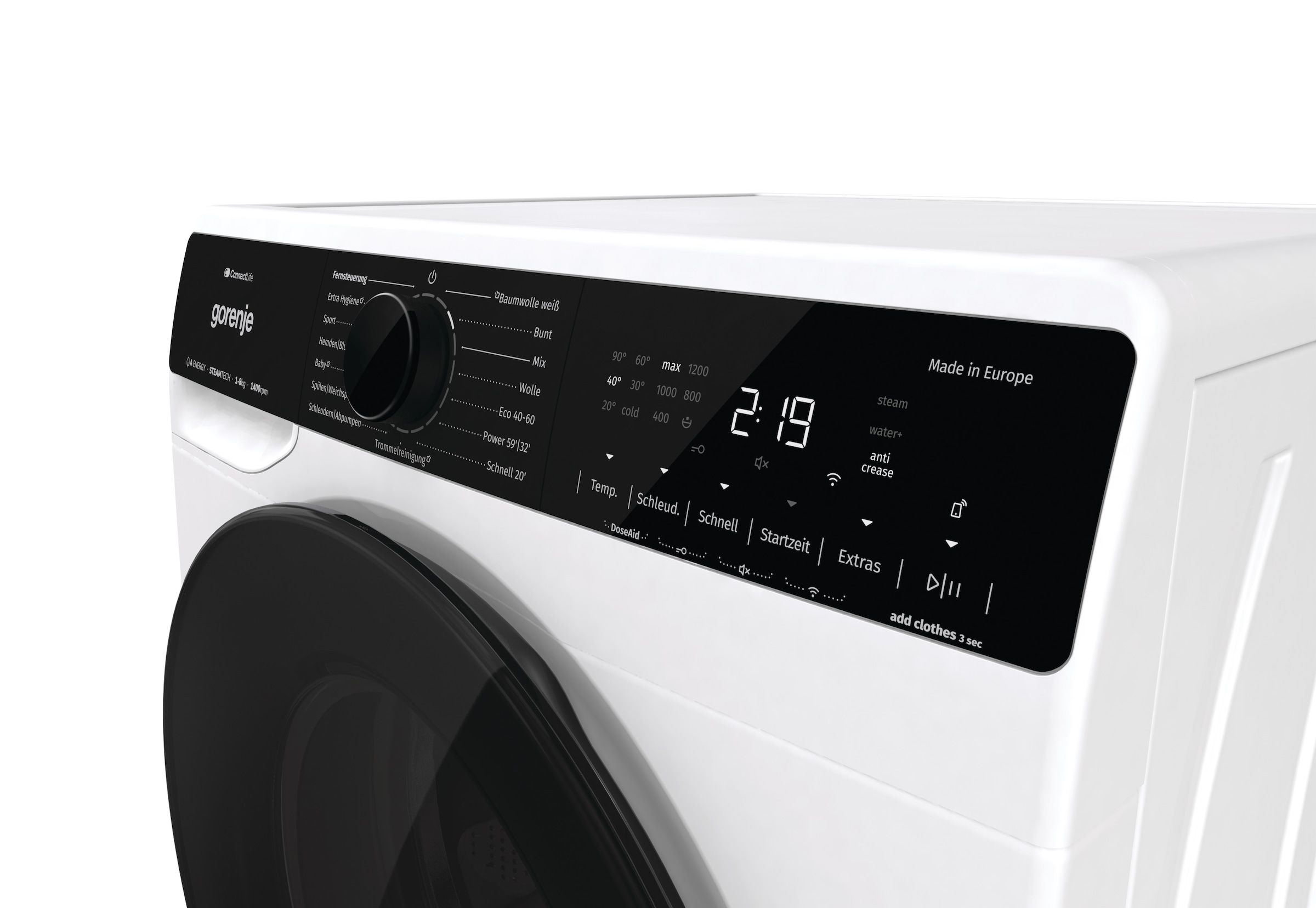 GORENJE Waschmaschine »WPNA84A2TS«, 8 kg, 1400 U/min, Energieklasse A-20%