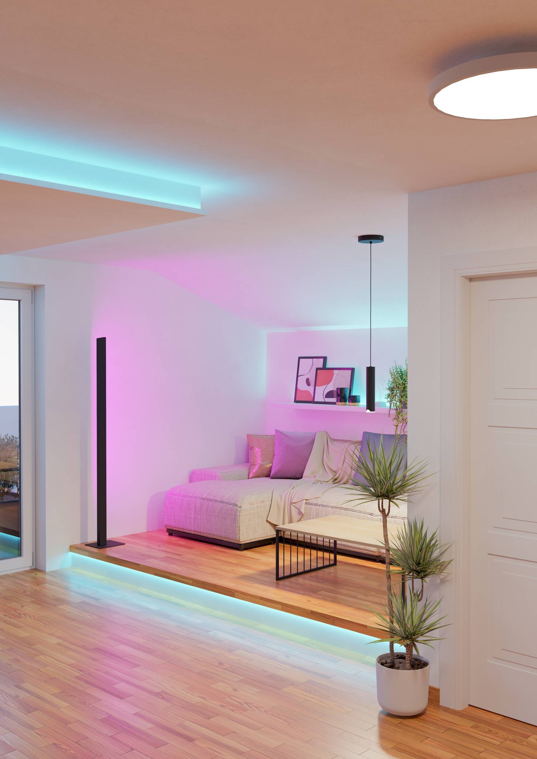 EGLO Hängeleuchte »Balmorta-Z Hängelampe, Pendelleuchte, Metall, ZigBee, Pendellampe« LED-Modul 1 Stk. Kaltweiß | RGB