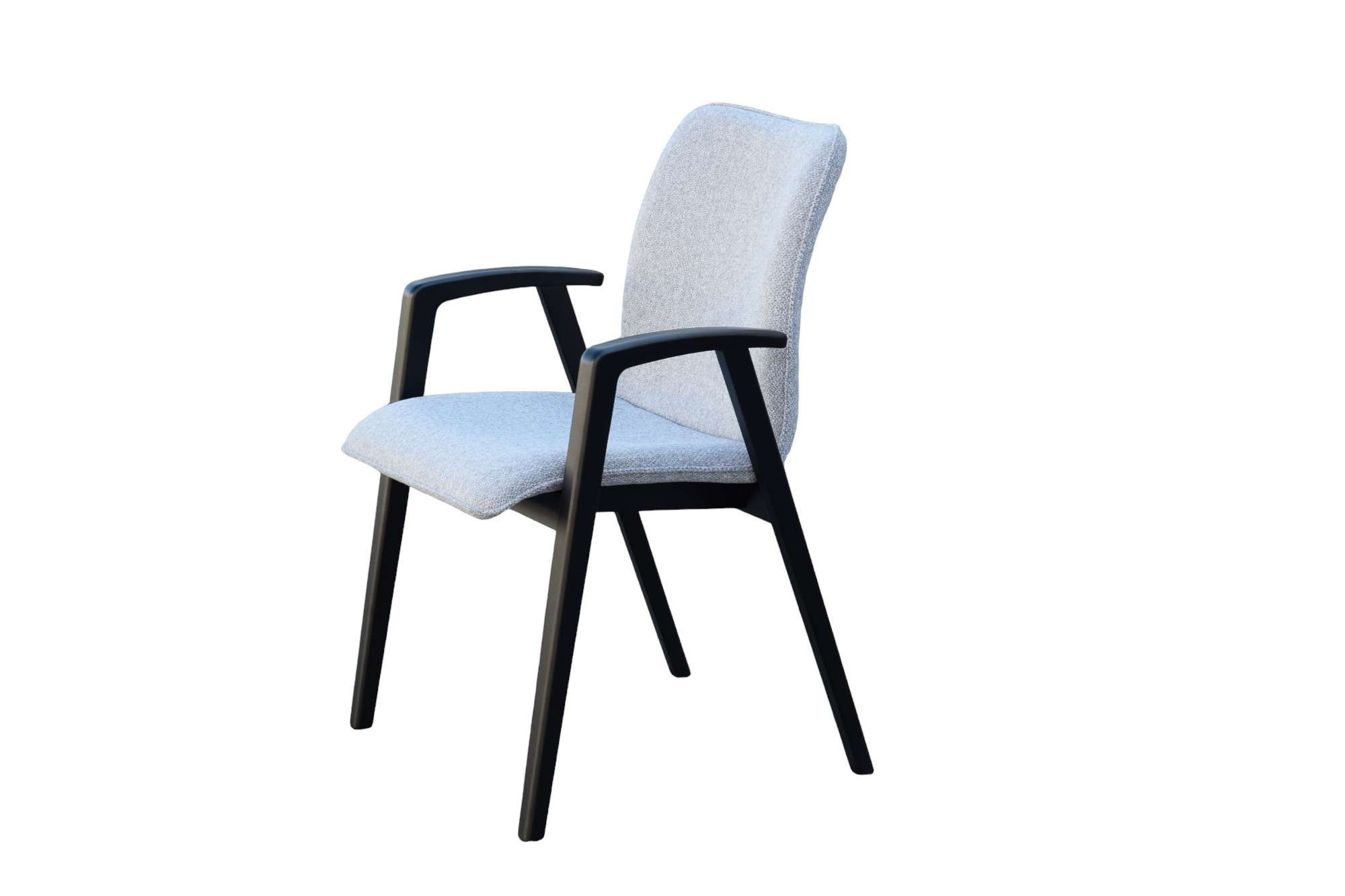 Thumbnail - OTTO home Armlehnstuhl "Loreen Esszimmerstuhl, Polsterstuhl, Wohnstuhl, Essstuhl mit Armlehnen" (Set) 2 Stk.Massivholzge...