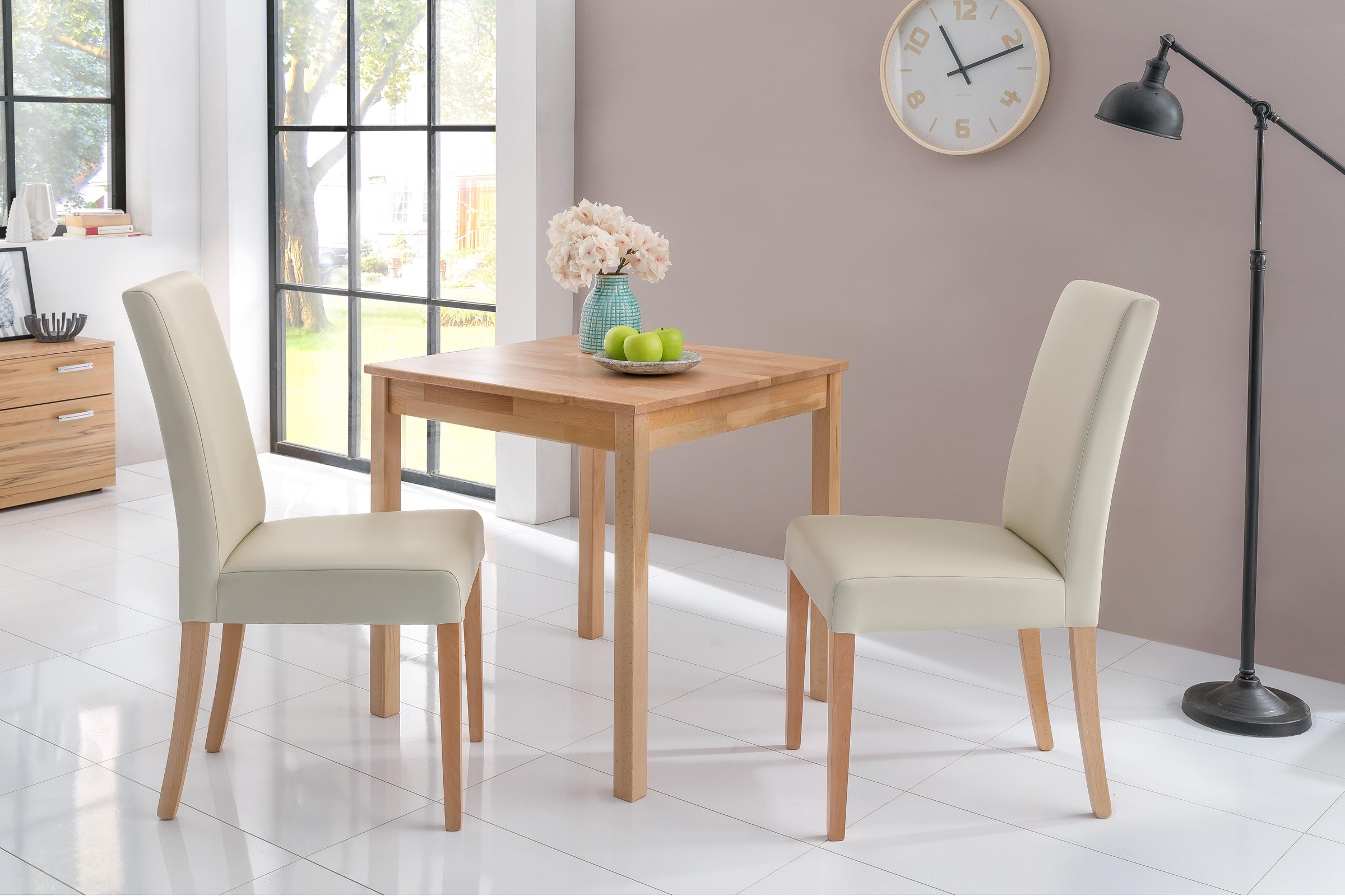 Home affaire 4-Fußstuhl "Lea" (Set) 2 Stk. günstig online kaufen