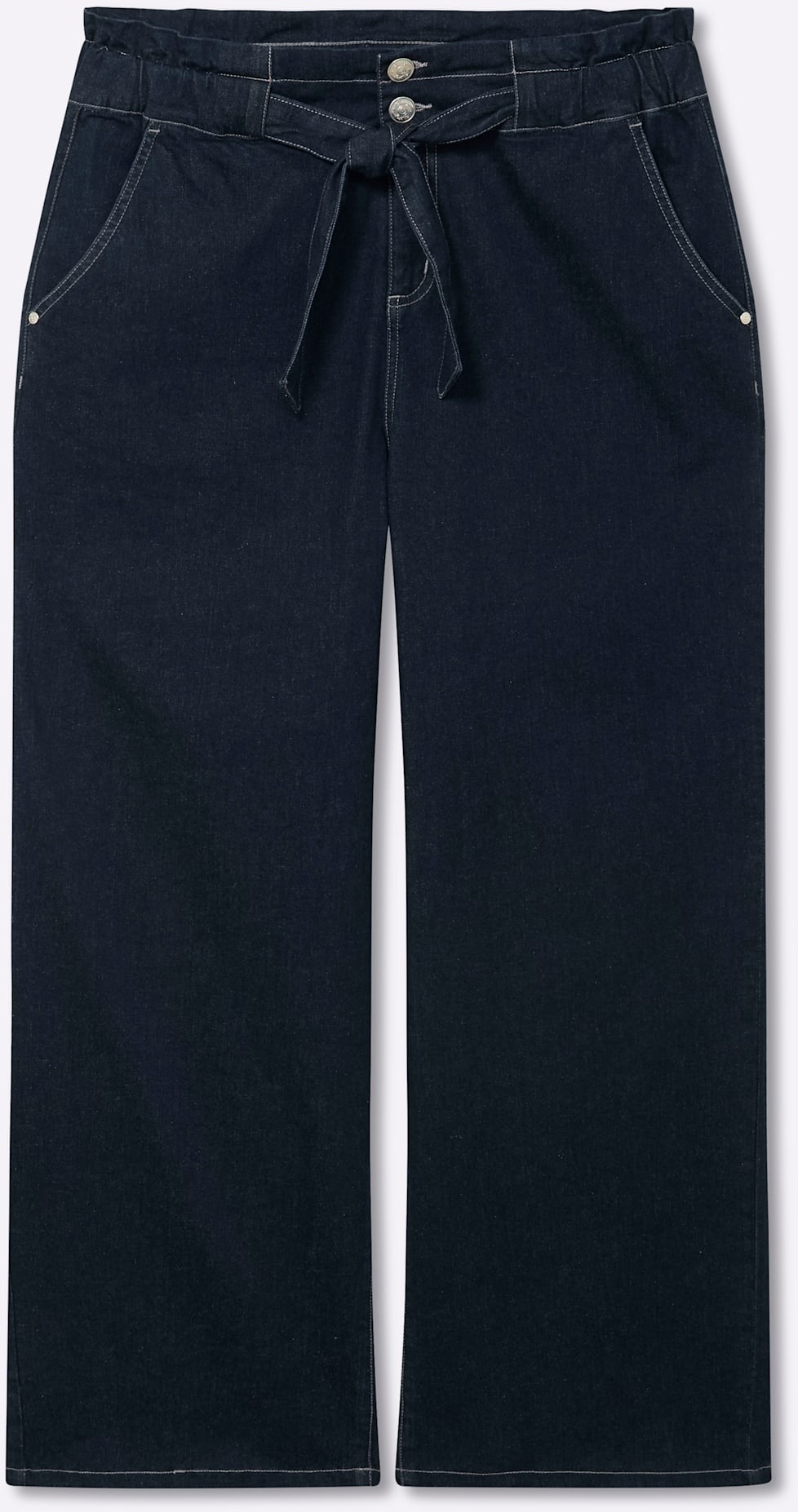 Sheego Damen Jeans Dunkelblau 58 2