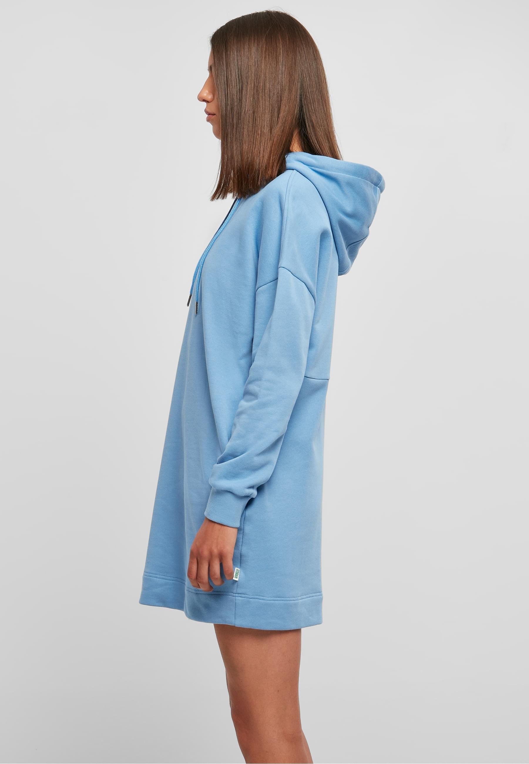 URBAN CLASSICS Shirtkleid »Urban Classics Damen Ladies Organic Oversized Terry Hoody Dress«, (1 tlg.)