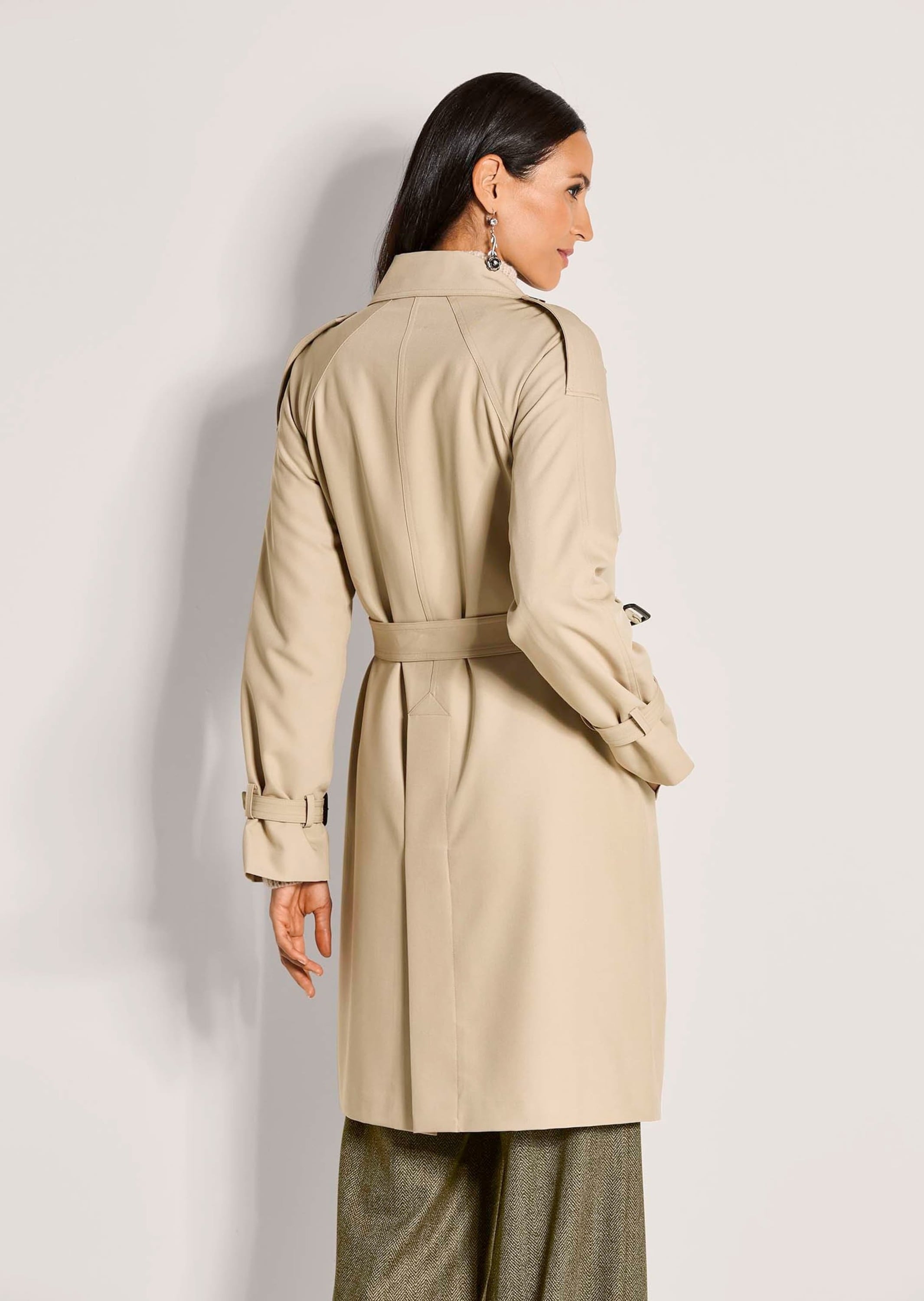 MADELEINE Trenchcoat »Trenchcoat Eleganter gefütterter Zweireiher«