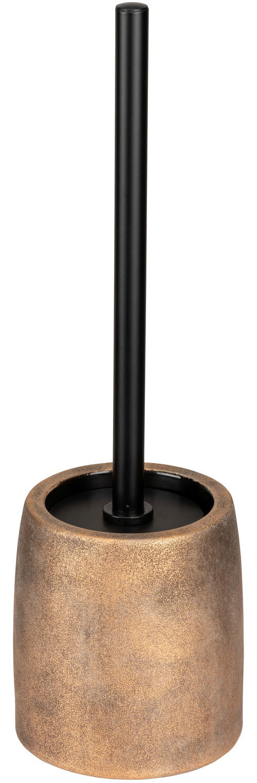 WENKO WC-Garnitur "Tremea" aus Edelstahl  Keramik  Kunststoff Keramik in br günstig online kaufen