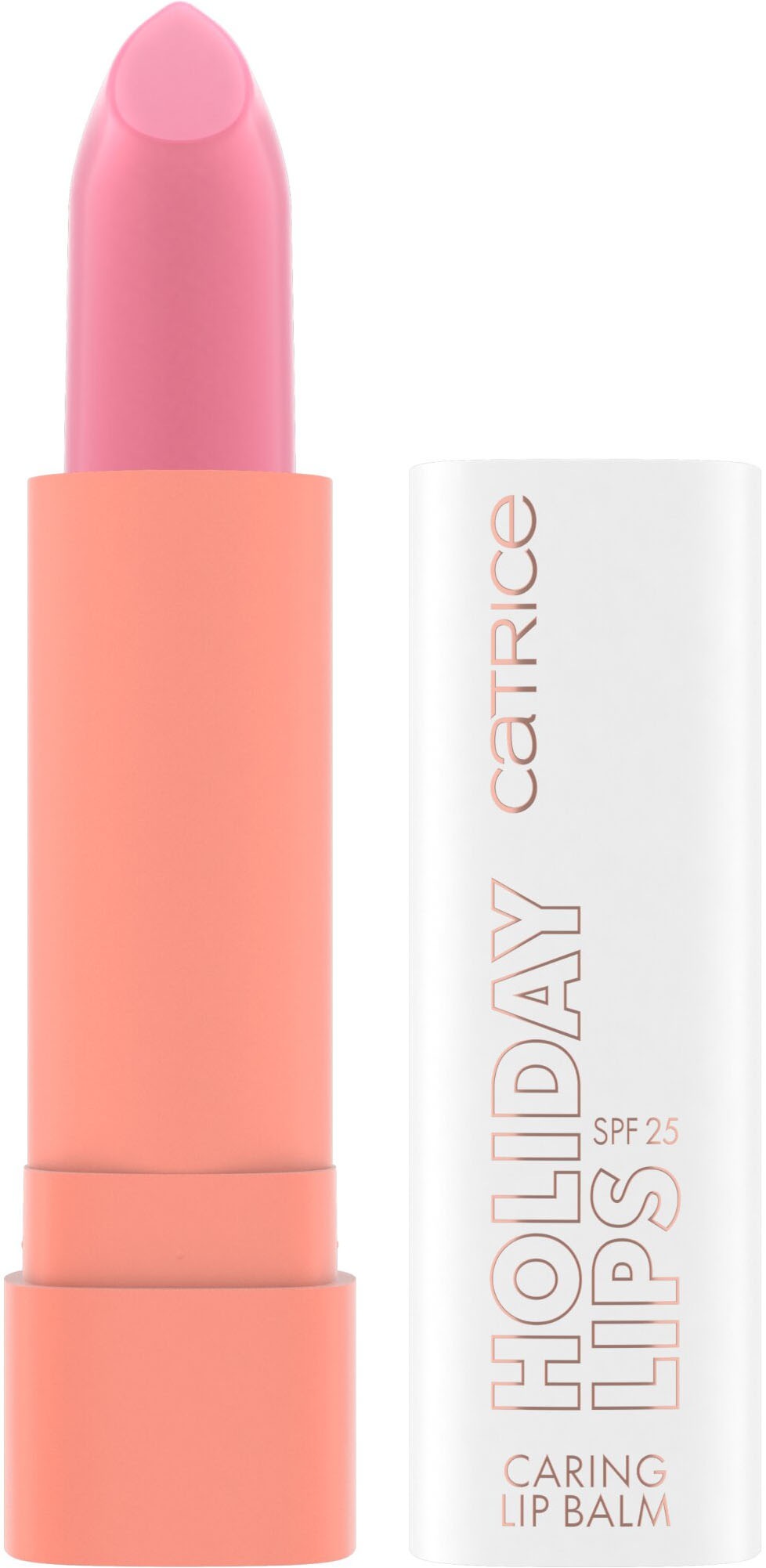 Catrice Lippenbalsam »Holiday Lips Caring Lip Balm«, (Set, 3 tlg.), Pflegt die Lippen mit Kokosnussöl und schützt mit LSF 25.