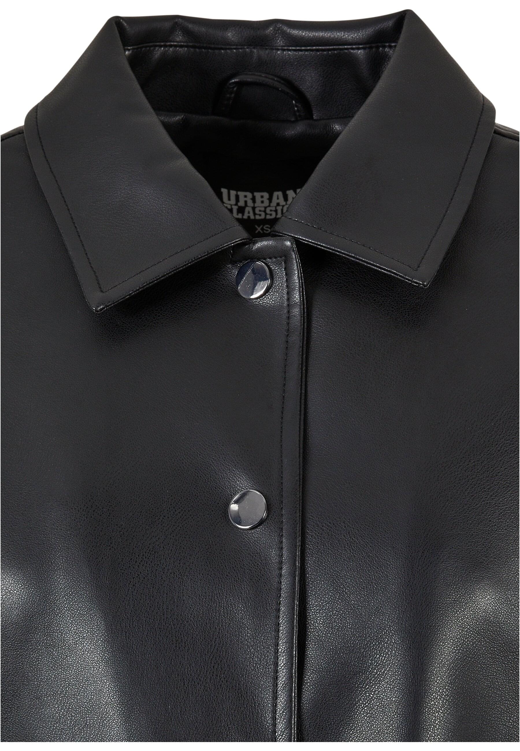 Thumbnail - URBAN CLASSICS Winterjacke "Urban Classics Damen Ladies Faux Leather Coat", (1 St.), ohne Kapuze