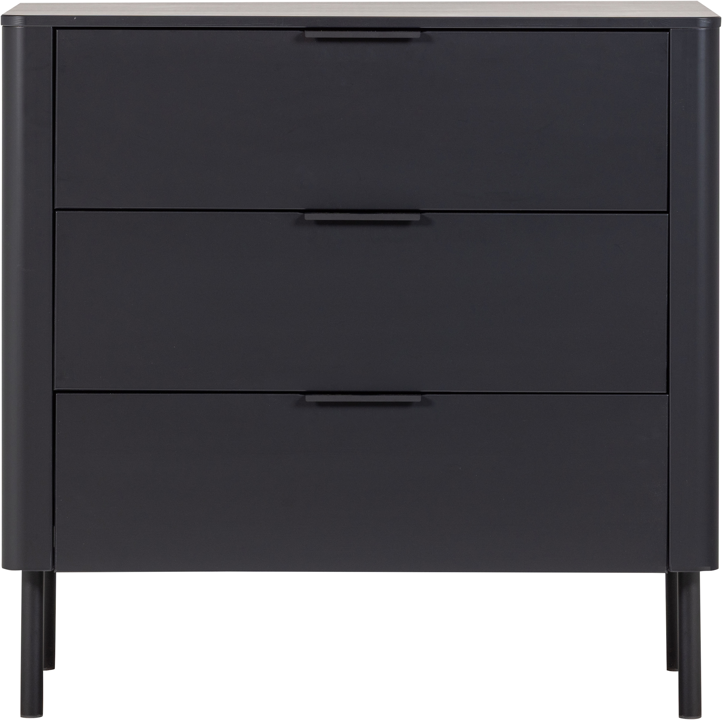WOOOD Sideboard »Gunnar FSC®-Mix Massivkiefer mit Dämpfung Funktion, 94 x 52 x 93 cm« Tragkraft 15 kg pro Schublade, einfach zu montieren,sichtbare Maserung