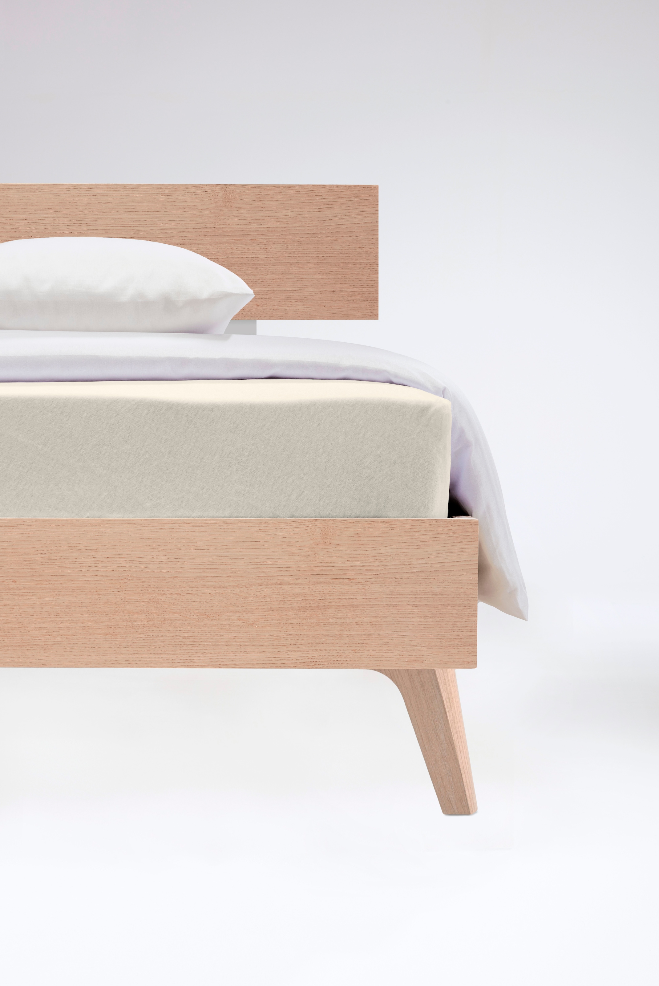 fleuresse Spannbettlaken "Flauschjersey" aus Baumwolle, Bettlaken, Spannbetttuch, Premium Qualität