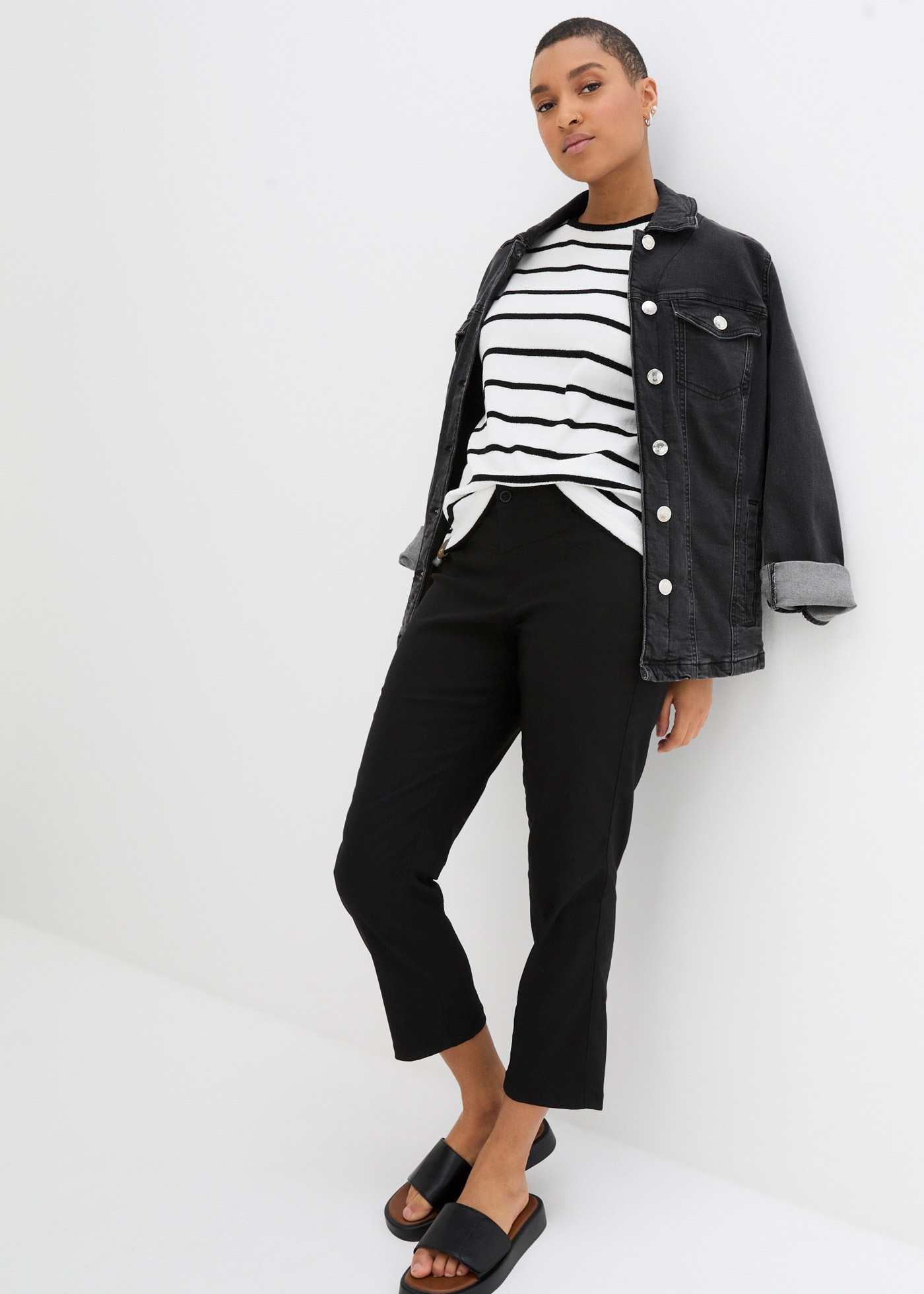 bonprix 7/8-Hose  niedrige Leibhöhe, elastisch und formstabil