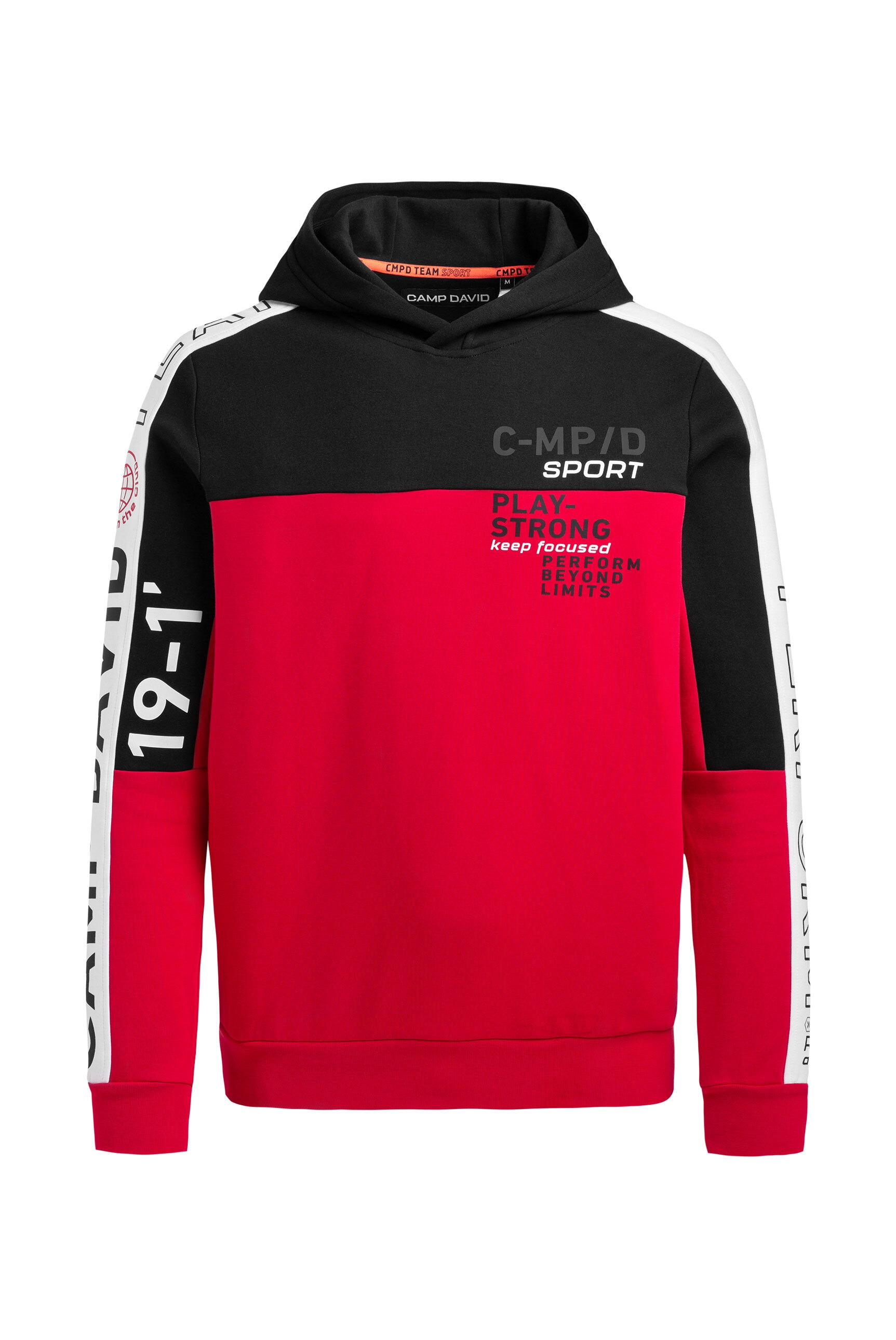 CAMP DAVID Kapuzensweatshirt, mit Baumwolle