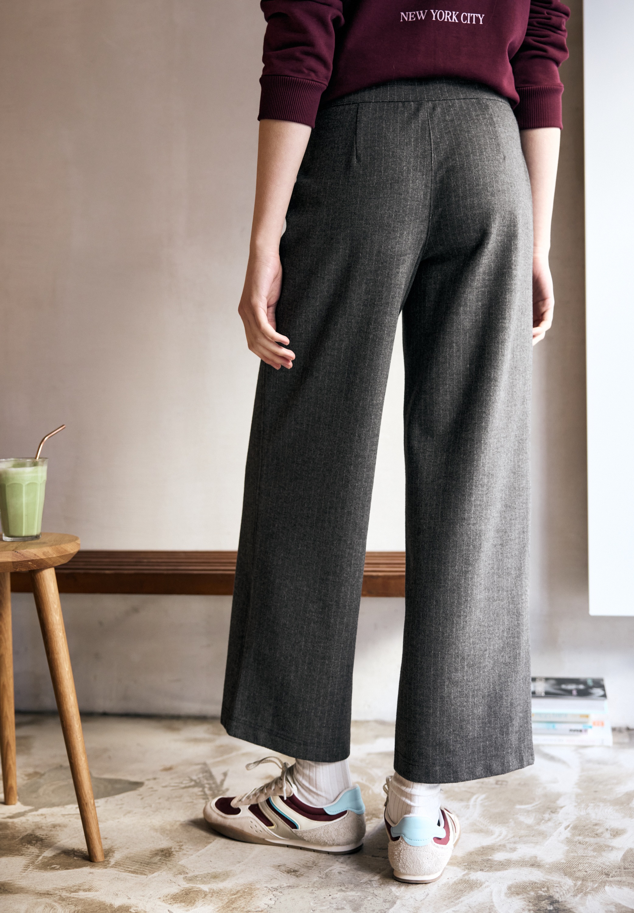 STREET ONE STUDIO Culotte  mit Nadelstreifenmuster