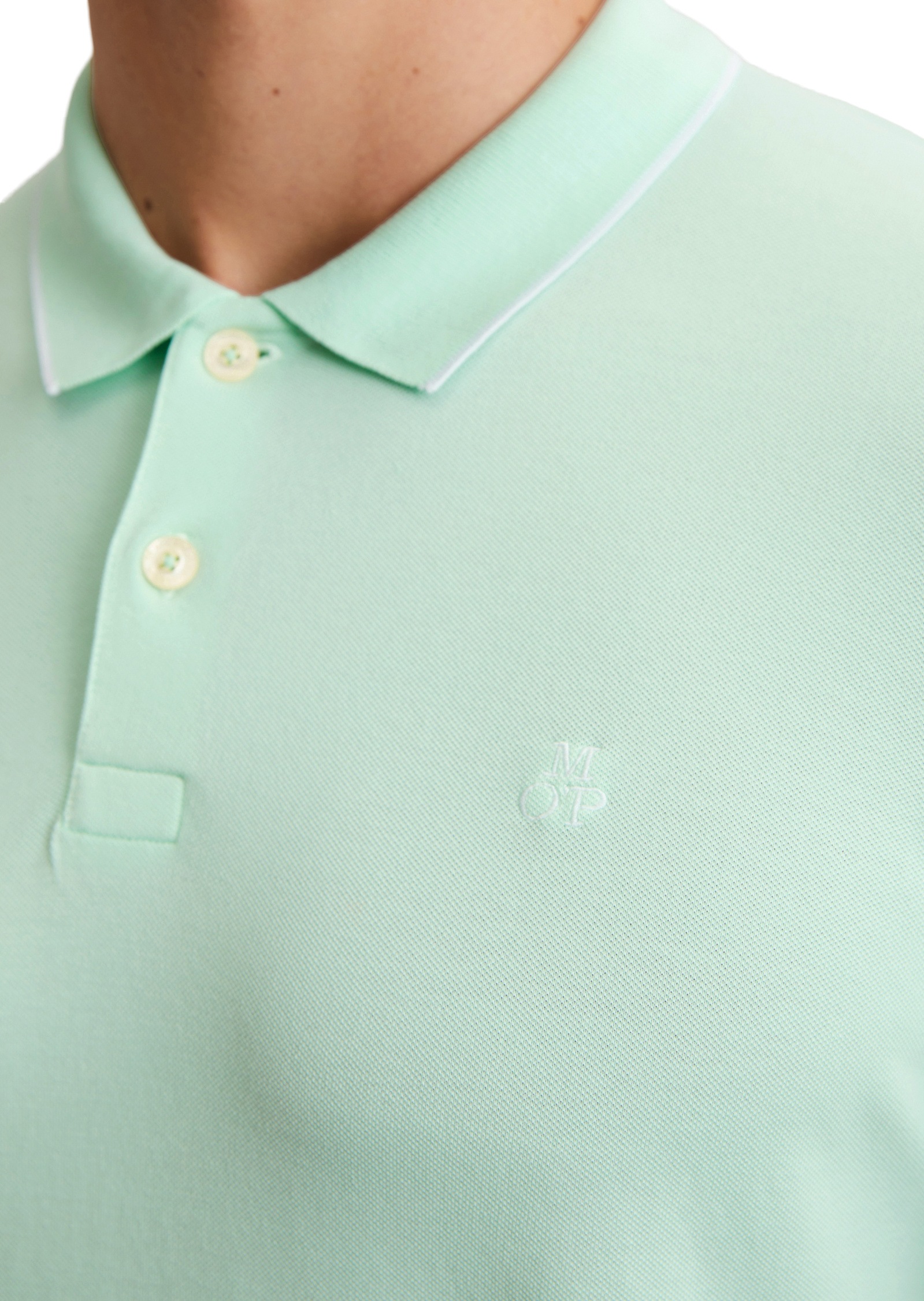 Marc O'Polo Poloshirt »aus Bio-Baumwoll-Mix«
