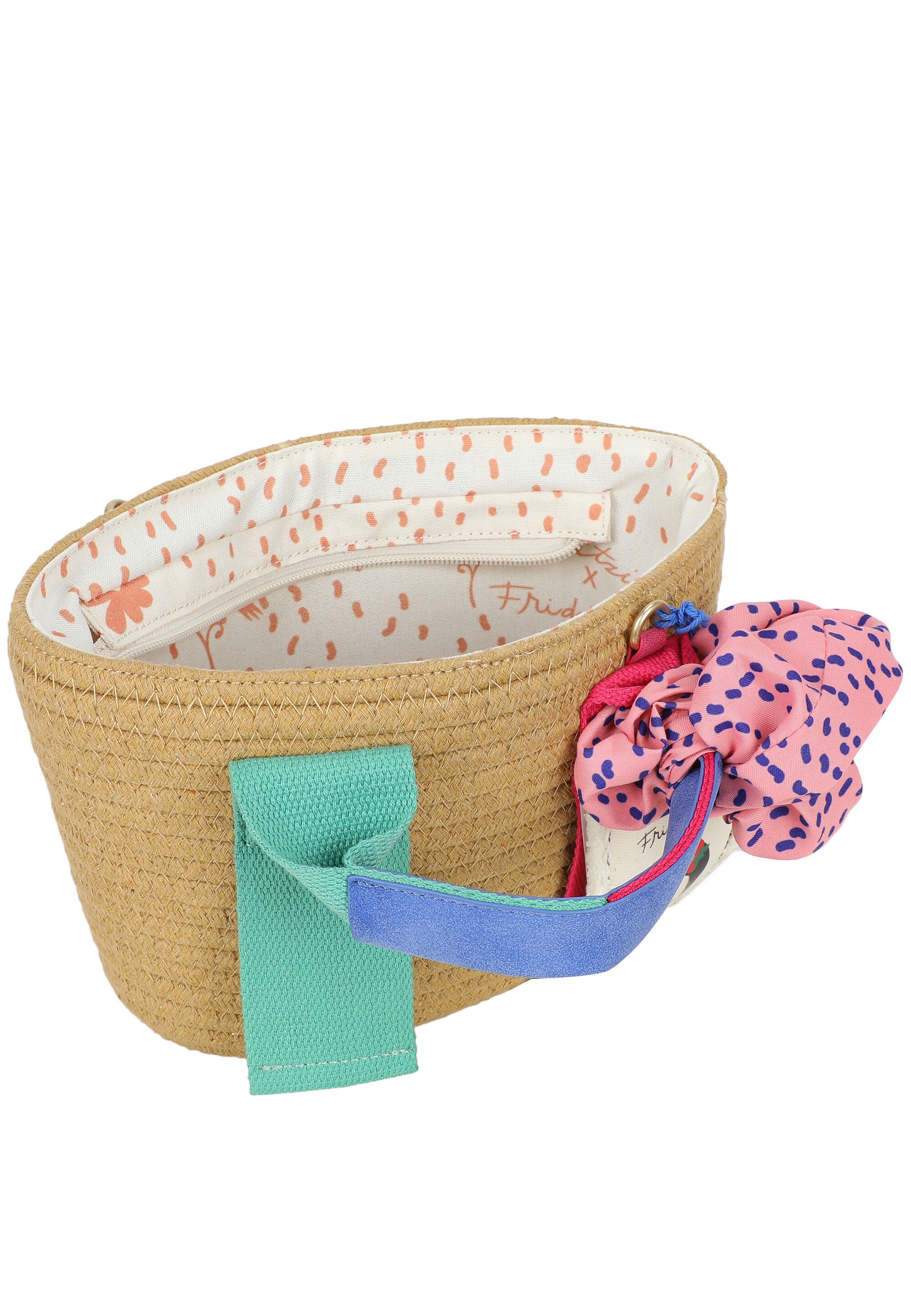 Fritzi aus Preußen Umhängetasche »Fritzi x Frida Kahlo« mit farbigen Details